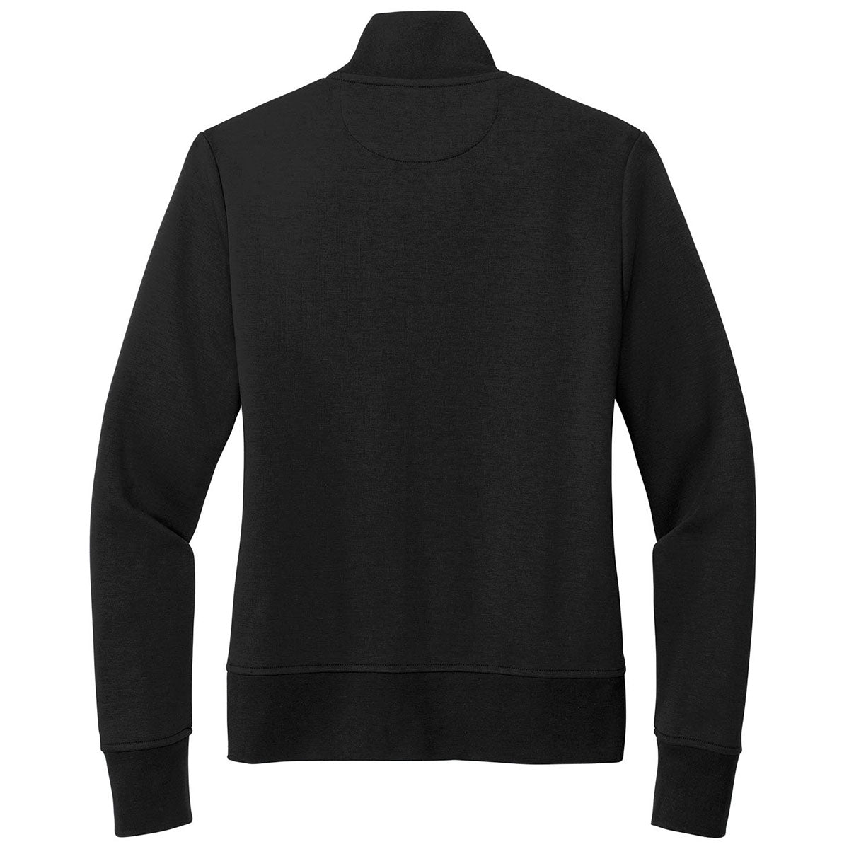 Brooks Brothers Women's Stunning Deep Black Double-Knit Full Zip Jacket