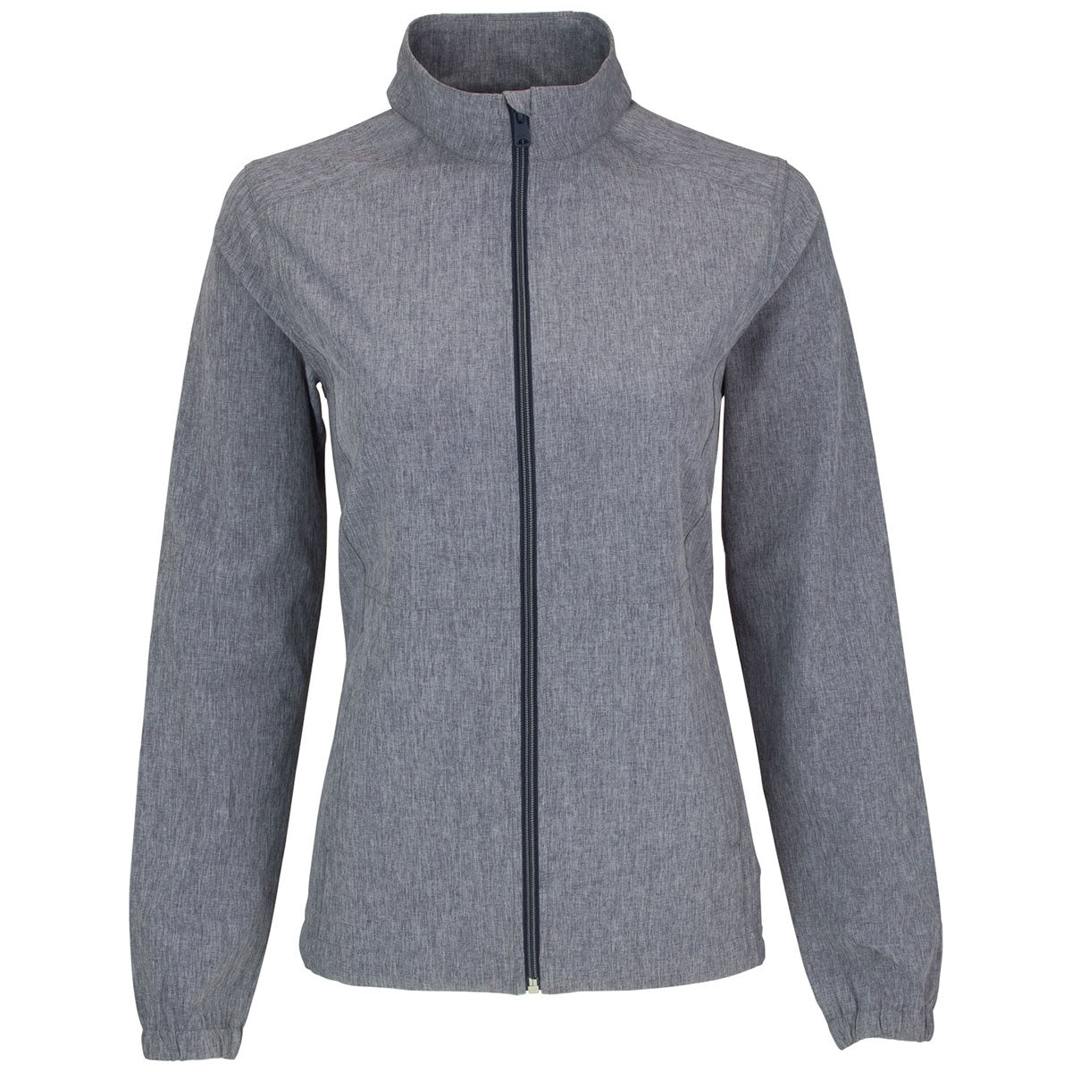 Greg Norman Women's Navy Heather Windbreaker Stretch Jacket - A Must-Have for Active Women