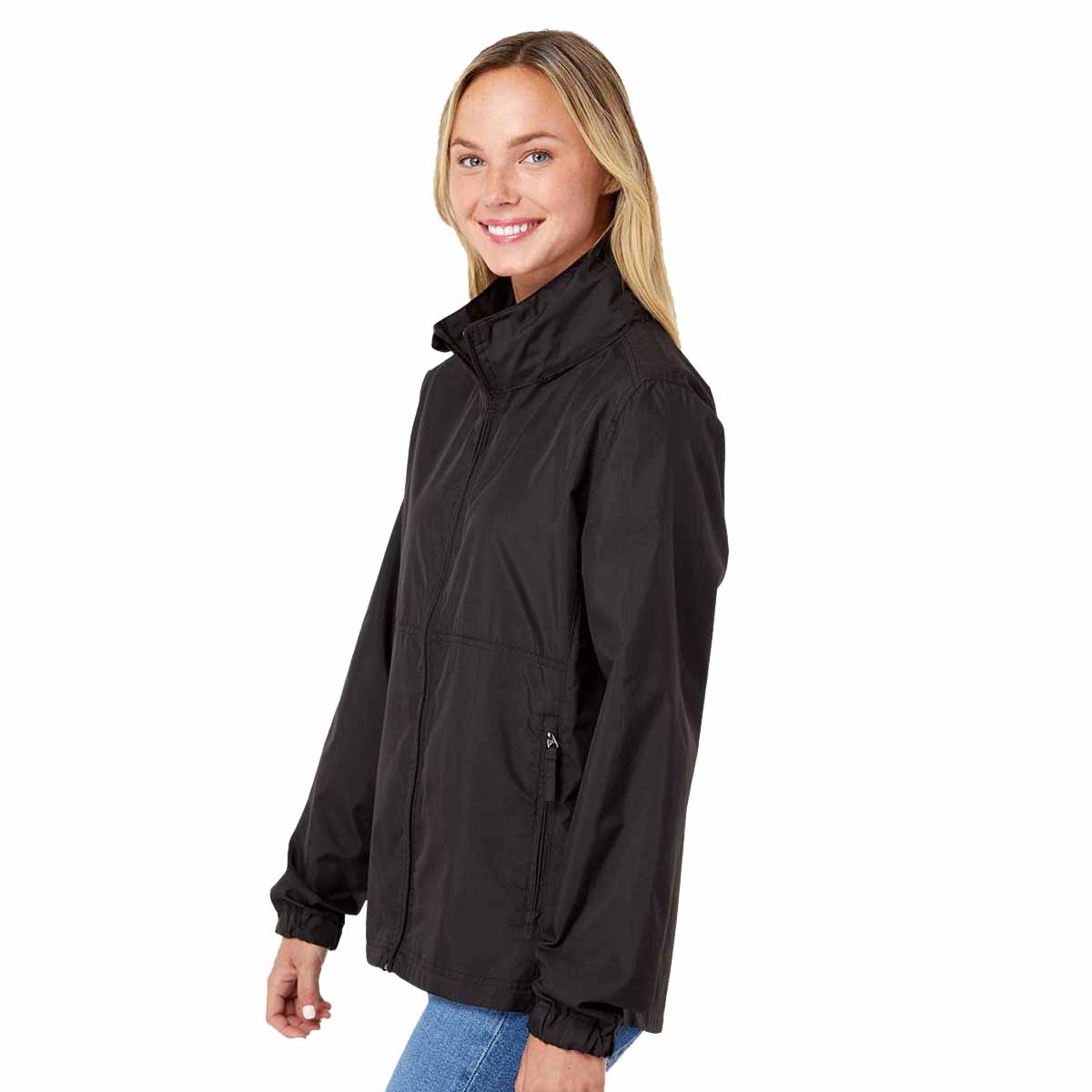 Dri Duck Women's Stylish Black Riley Packable Jacket