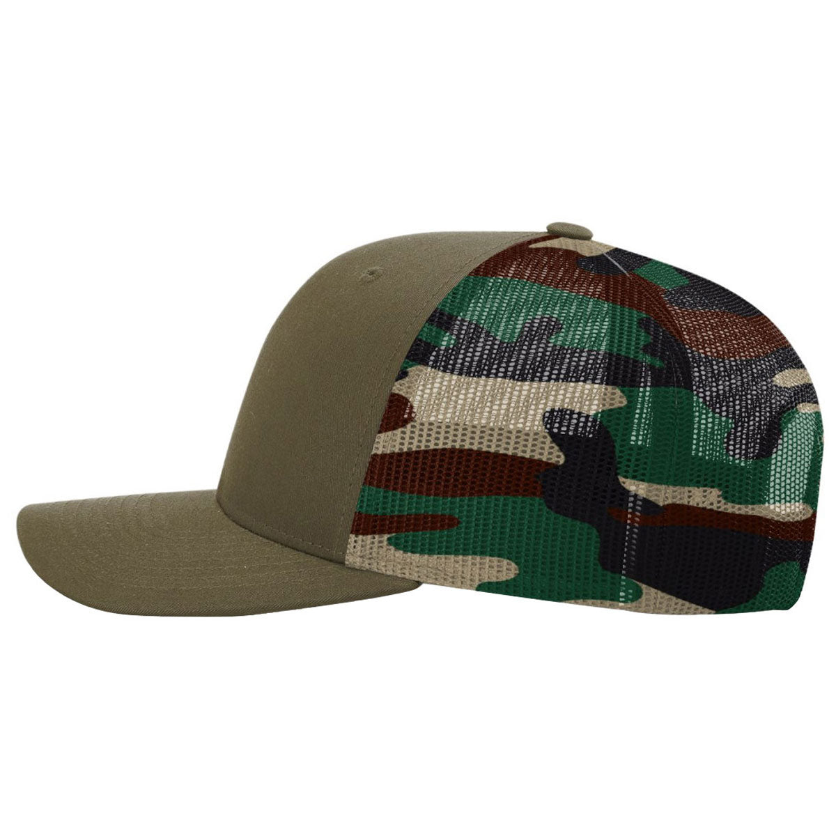 Richardson Loden/Green Camo Mesh Trucker Hat: A Must-Have for Outdoor Enthusiasts