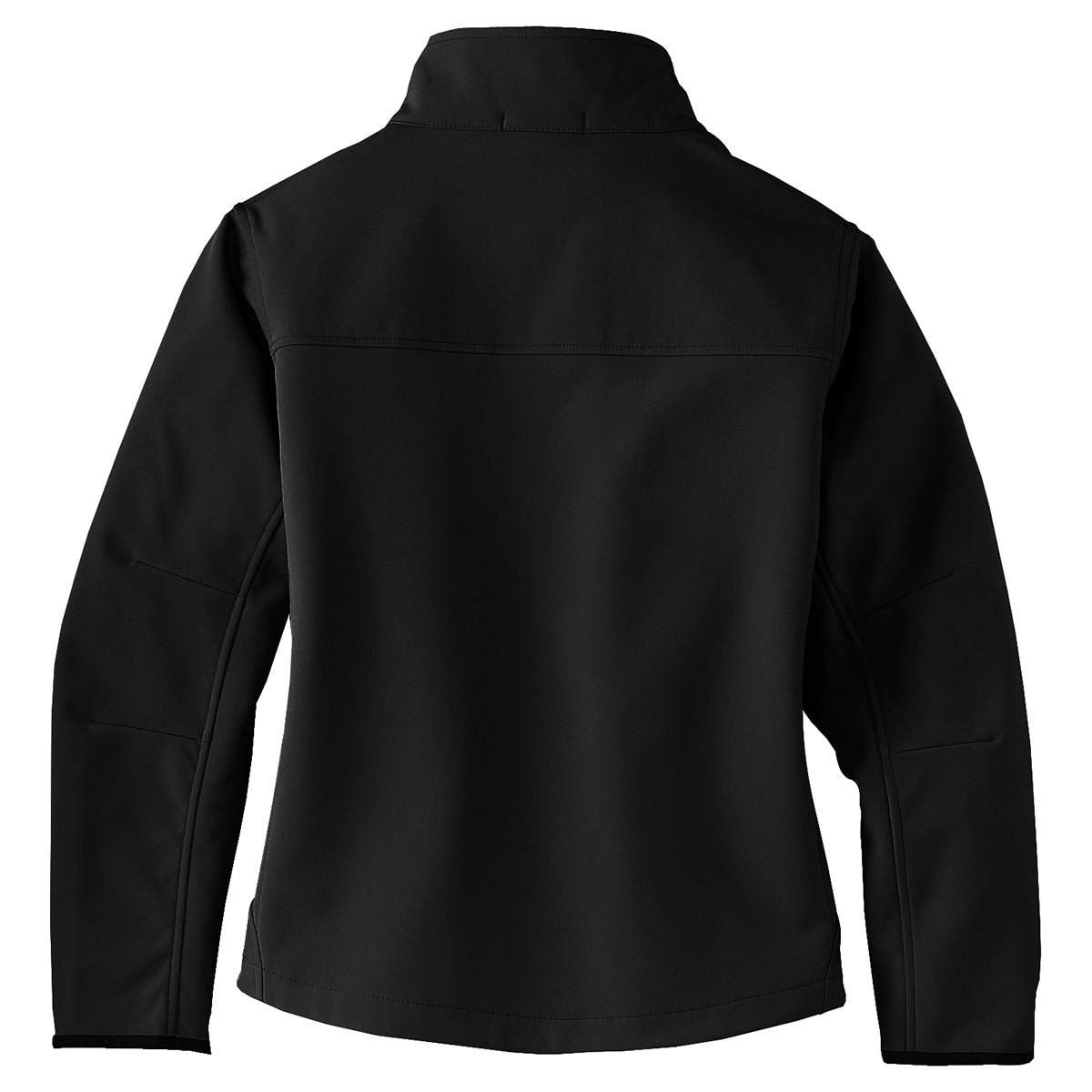 Port Authority Women's Stunning Black/Chrome Glacier Softshell Jacket