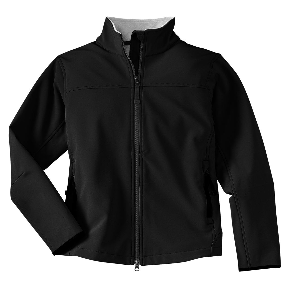 Port Authority Women's Stunning Black/Chrome Glacier Softshell Jacket