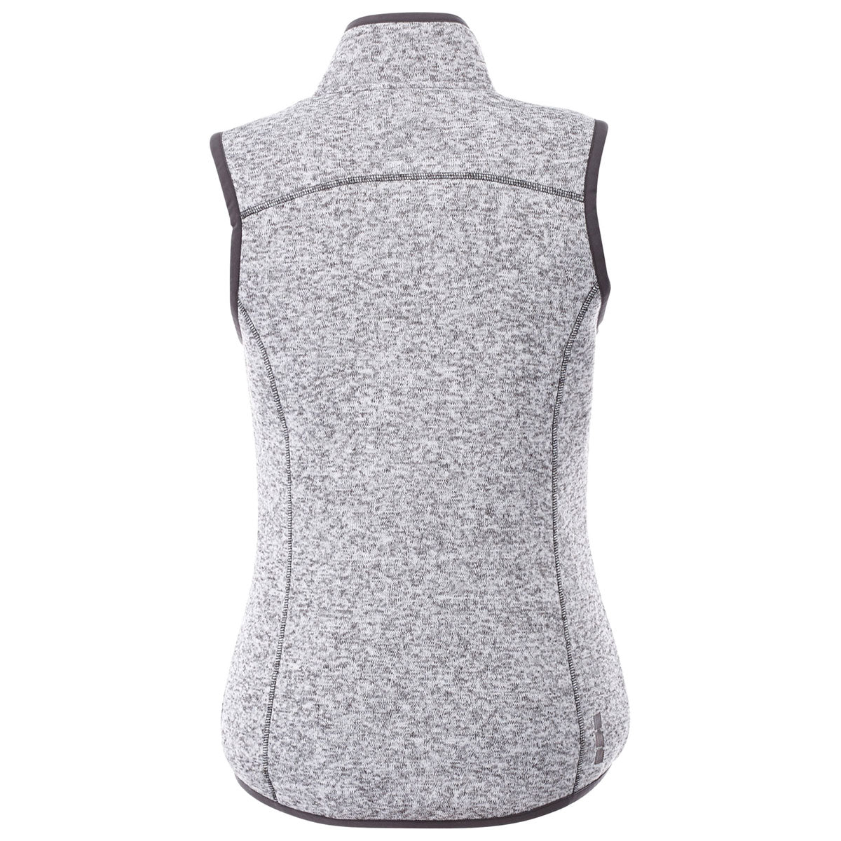 Elevate Women's Stylish Light Heather Grey Fontaine Knit Vest - A Must - Have for Chilly Days