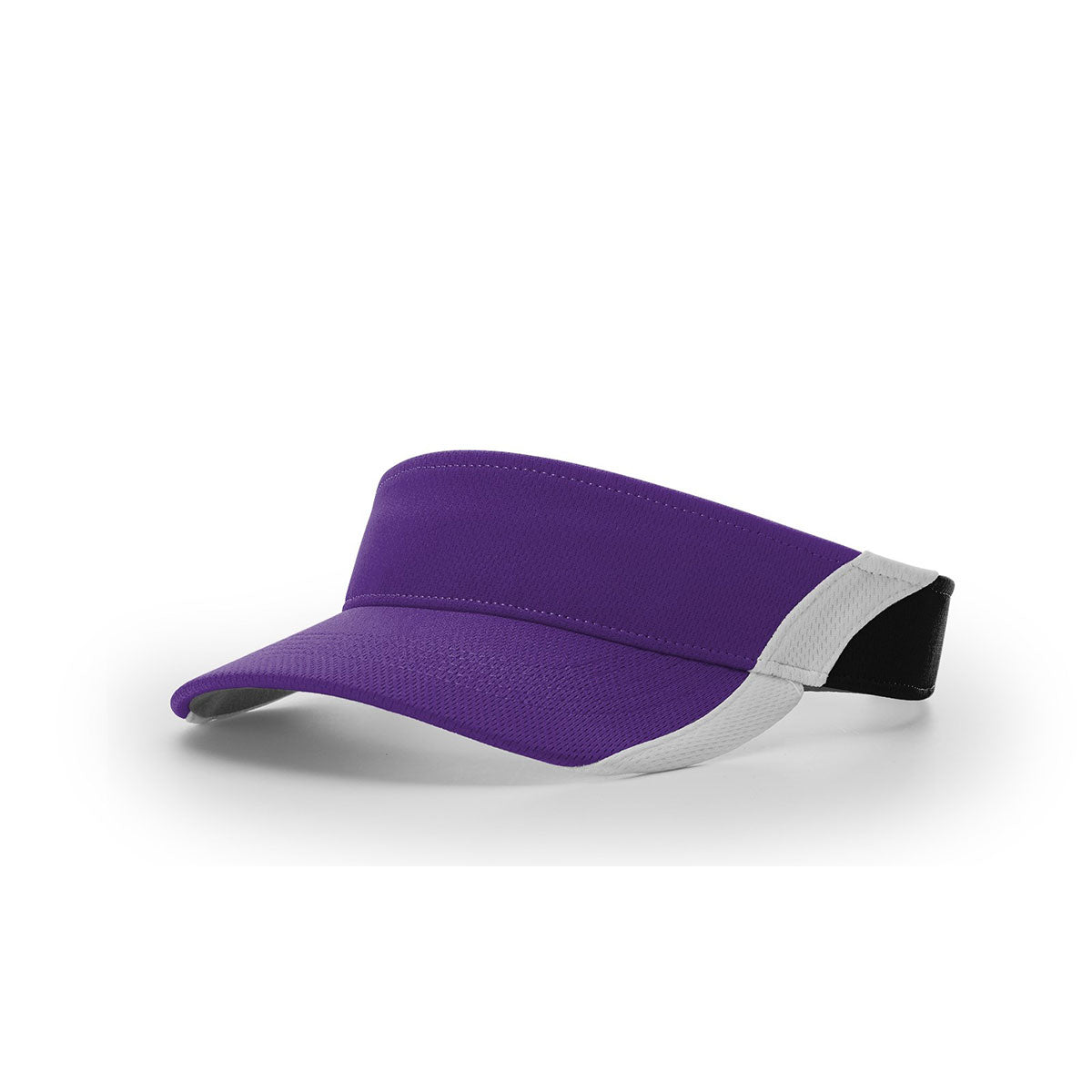 Richardson Purple/Black/White Dryve Color Split Visor - Boost Your Brand!