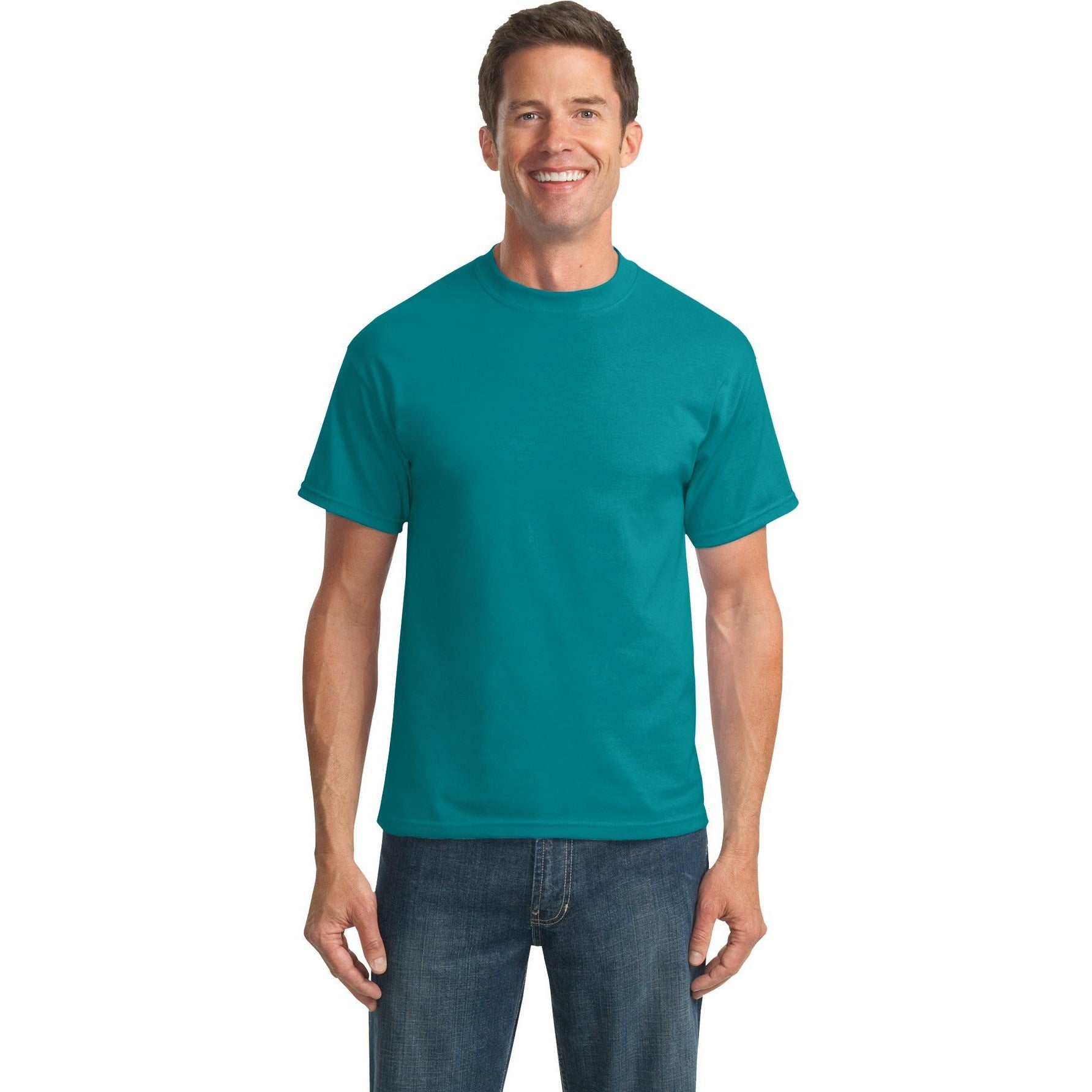 Hurry! Port & Company Tall Core Blend Tee on Closeout Sale