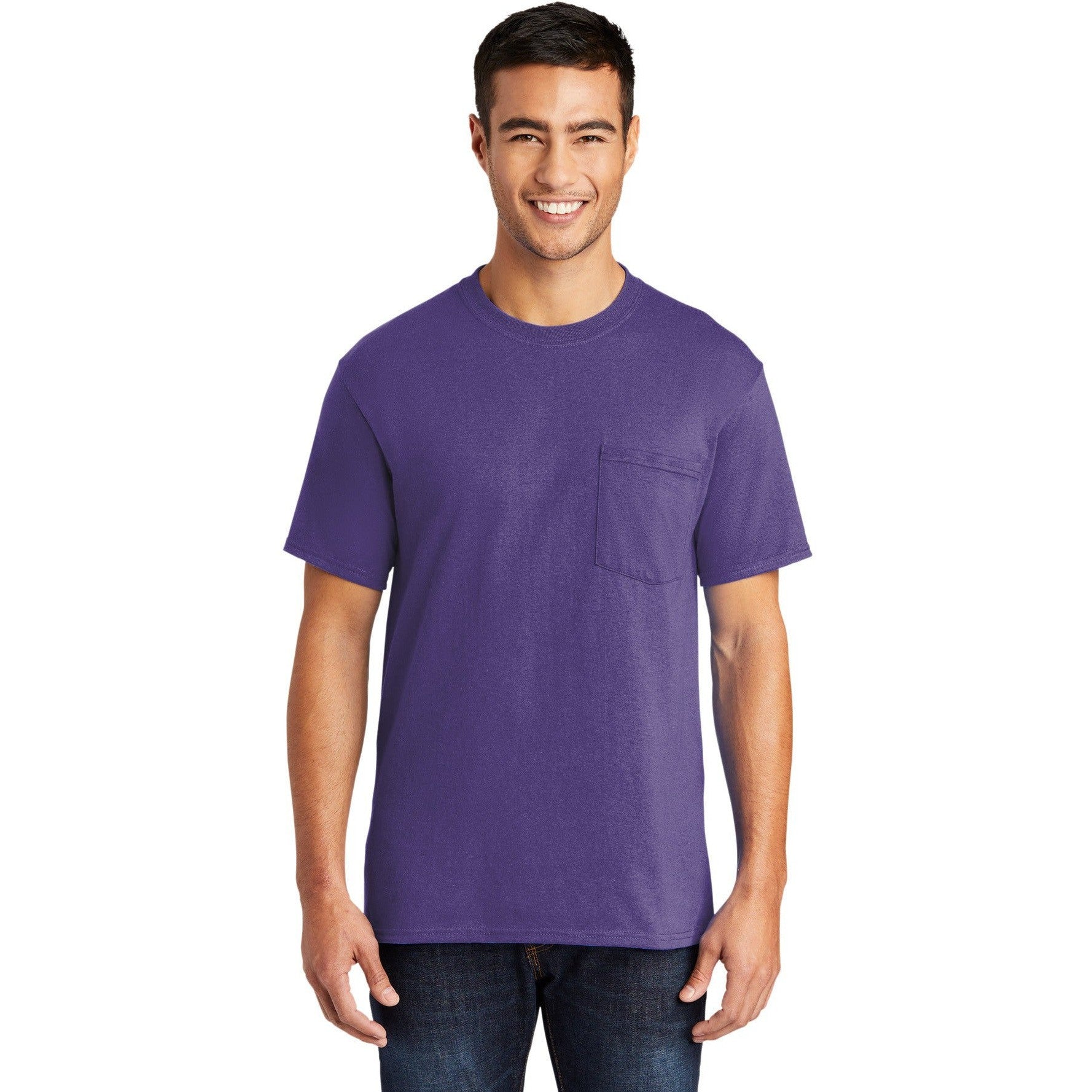 Hurry! Closeout - Port & Company Tall Core Blend Pocket Tee