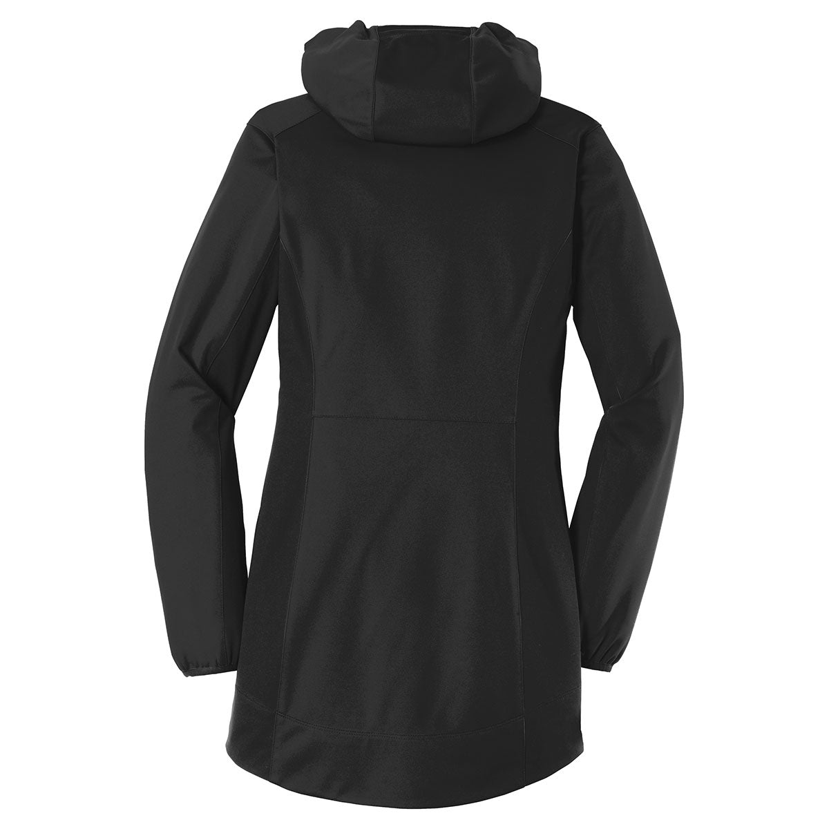 Port Authority Women's Stunning Deep Black Active Hooded Soft Shell Jacket