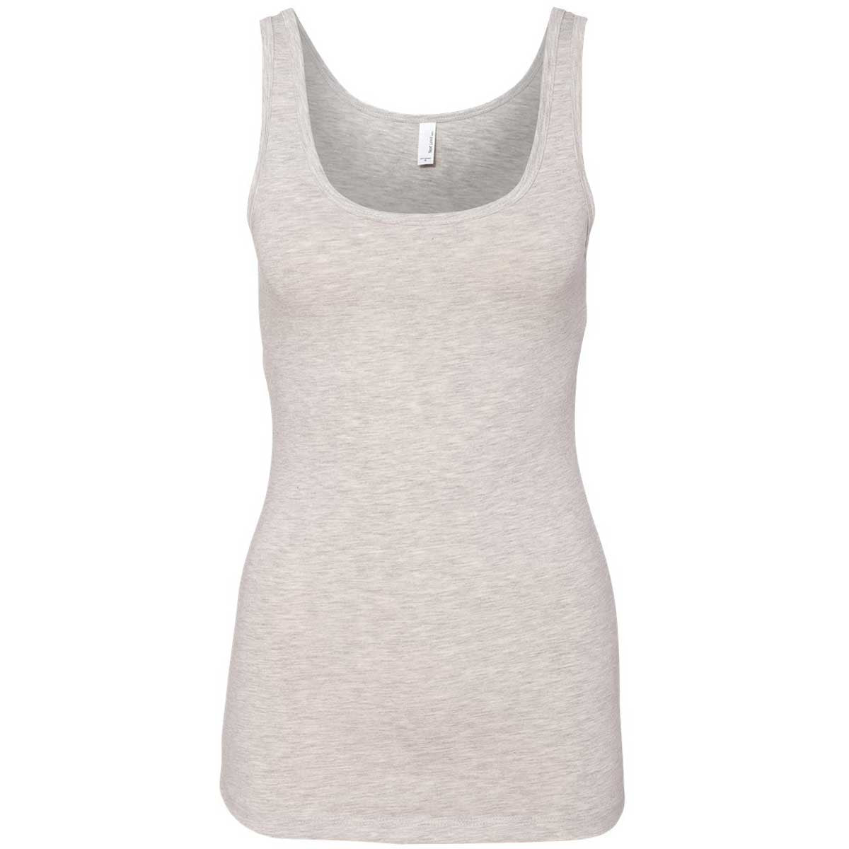 Next Level Women's Light Heather Grey Jersey Tank Top - A Must-Have for Every Wardrobe