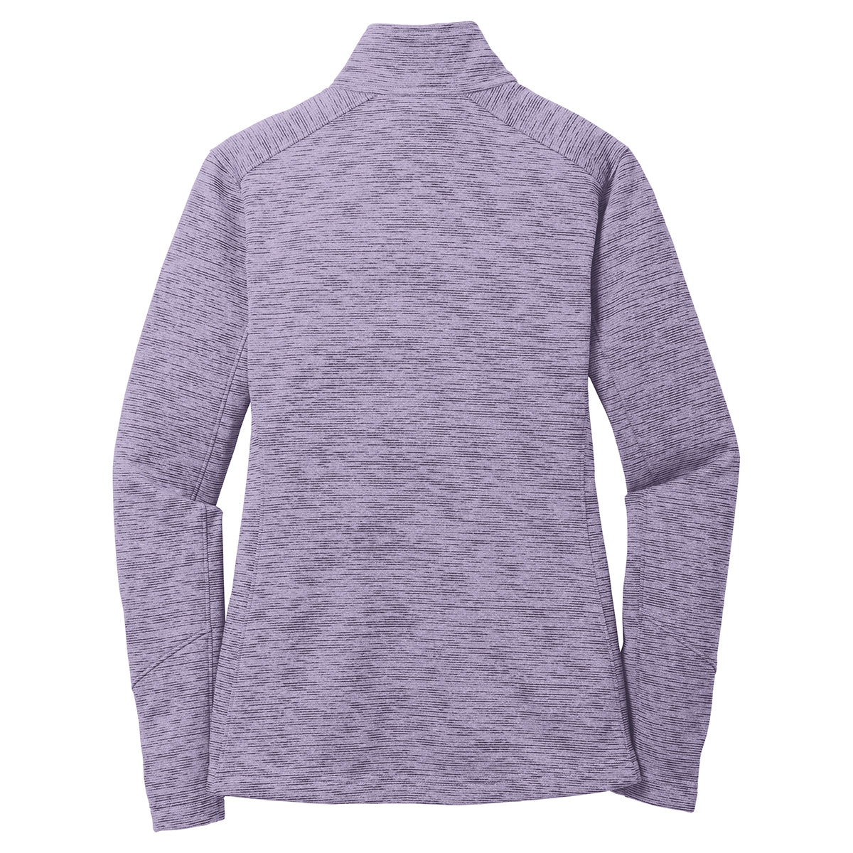 Port Authority Women's Stylish Purple Digi Stripe Fleece Jacket - A Must-Have!