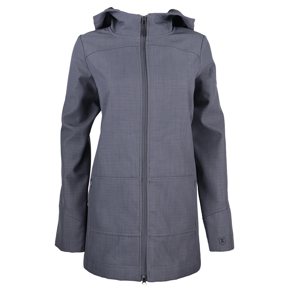 Zusa Women's Grey Cross-Hatch Wanderlust Traveler Jacket: The Ultimate Sustainable Travel Companion