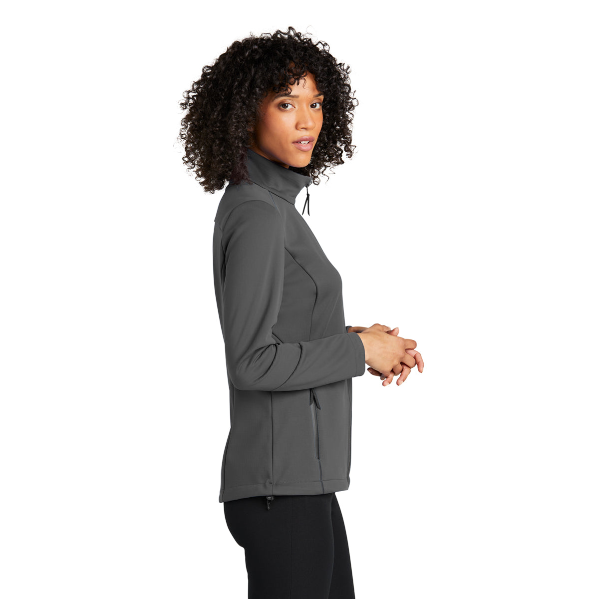 Port Authority Women's Stunning Graphite Collective Tech Soft Shell Jacket