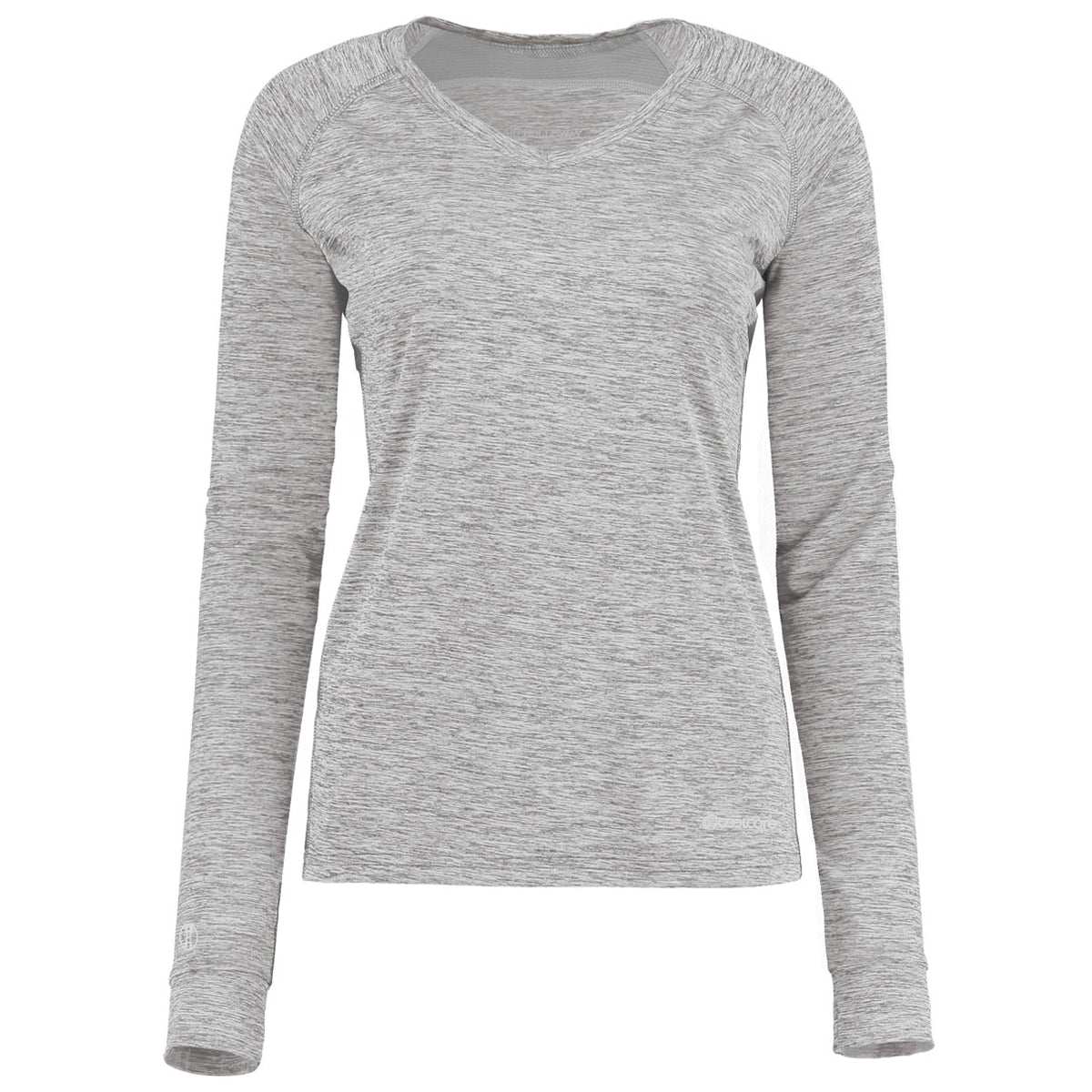 Holloway Women's Electrifying Coolcore Long Sleeve Athletic Tee in Grey Heather