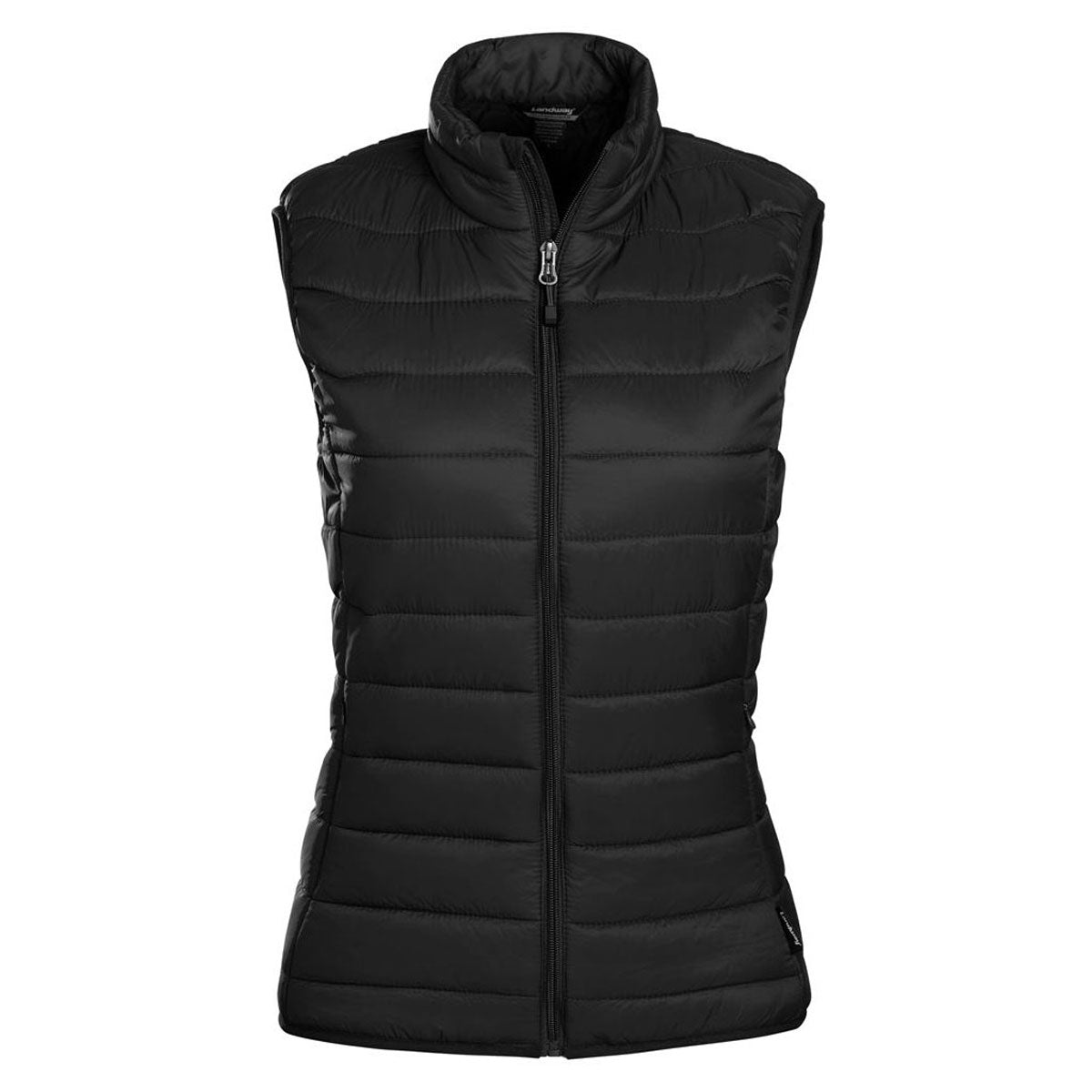 Landway Women's Stunning Black Puffer Polyloft Vest