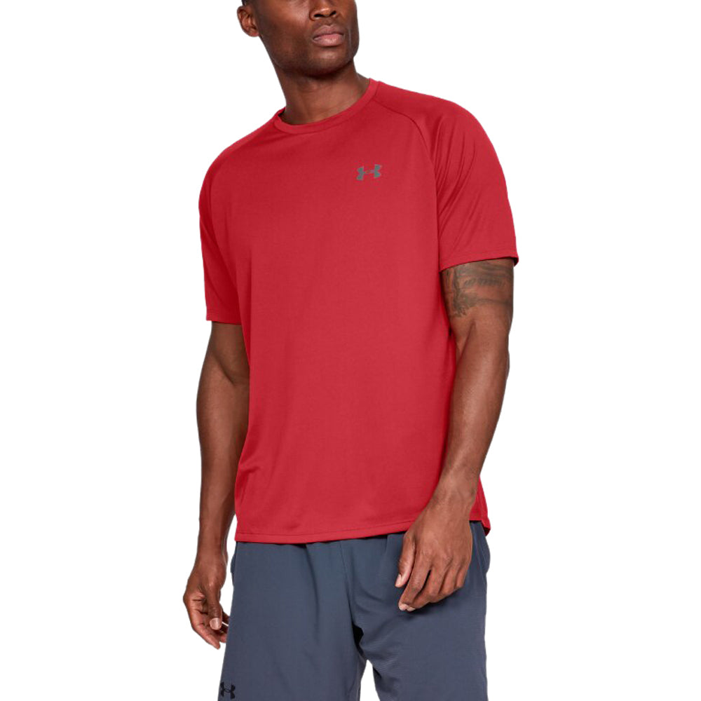 Under Armour Men's Striking Red Tech 2.0 Short Sleeve Tee