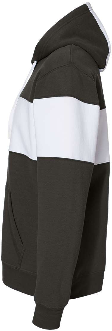 J. America's Stunning Varsity Fleece Colorblocked Hooded Sweatshirt - A Must-Have!