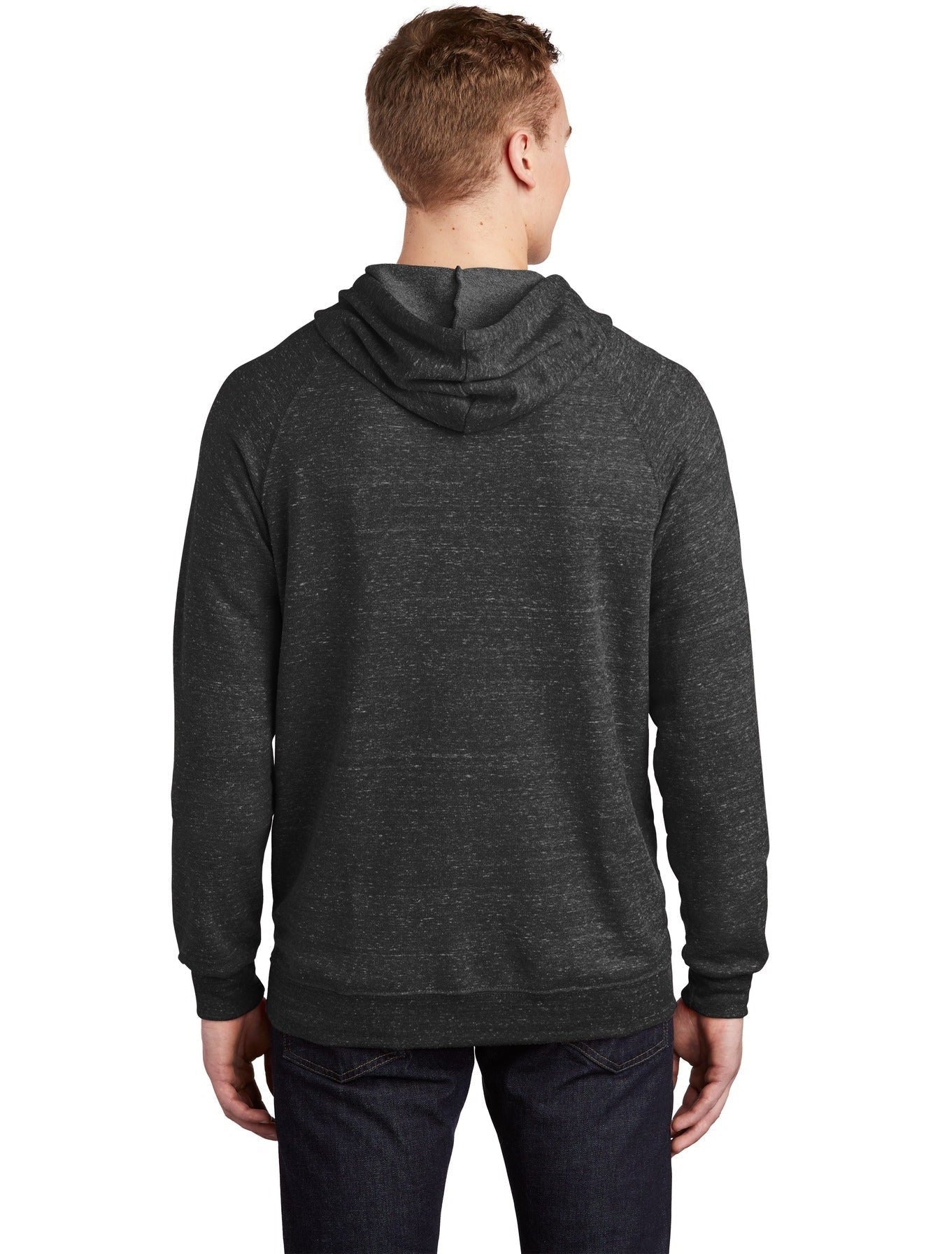 Jerzees Snow Heather French Terry Raglan Hoodie - A Must - Have for Men