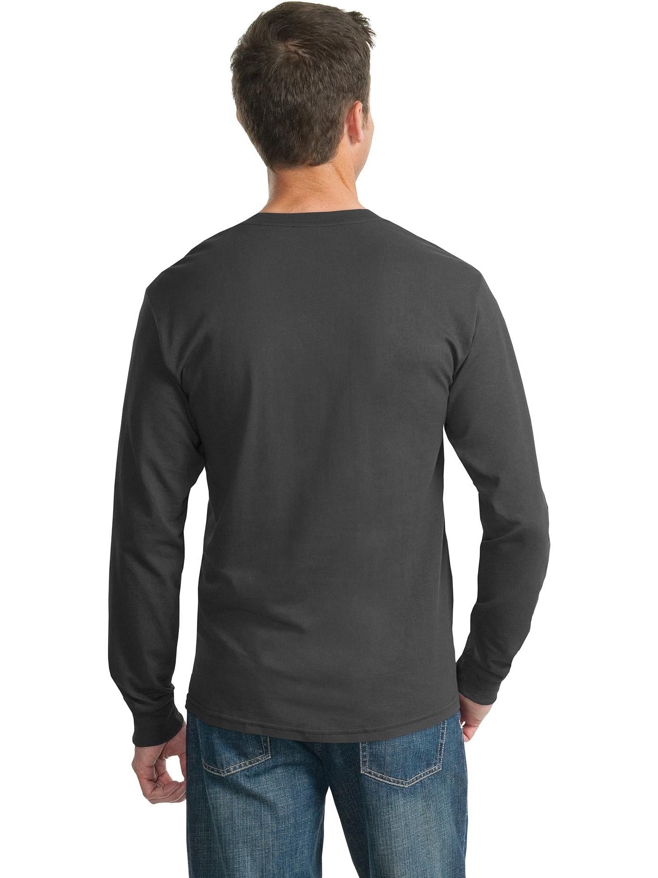 Jerzees Dri-Power 50/50 Cotton/Poly Long Sleeve T-Shirt - Premium Men's Sweatshirt