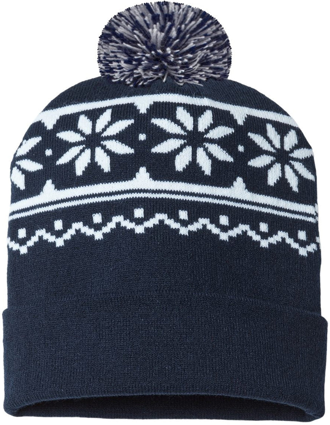 Stunning Cap America USA-Made Snowflake Beanie - A Must-Have!