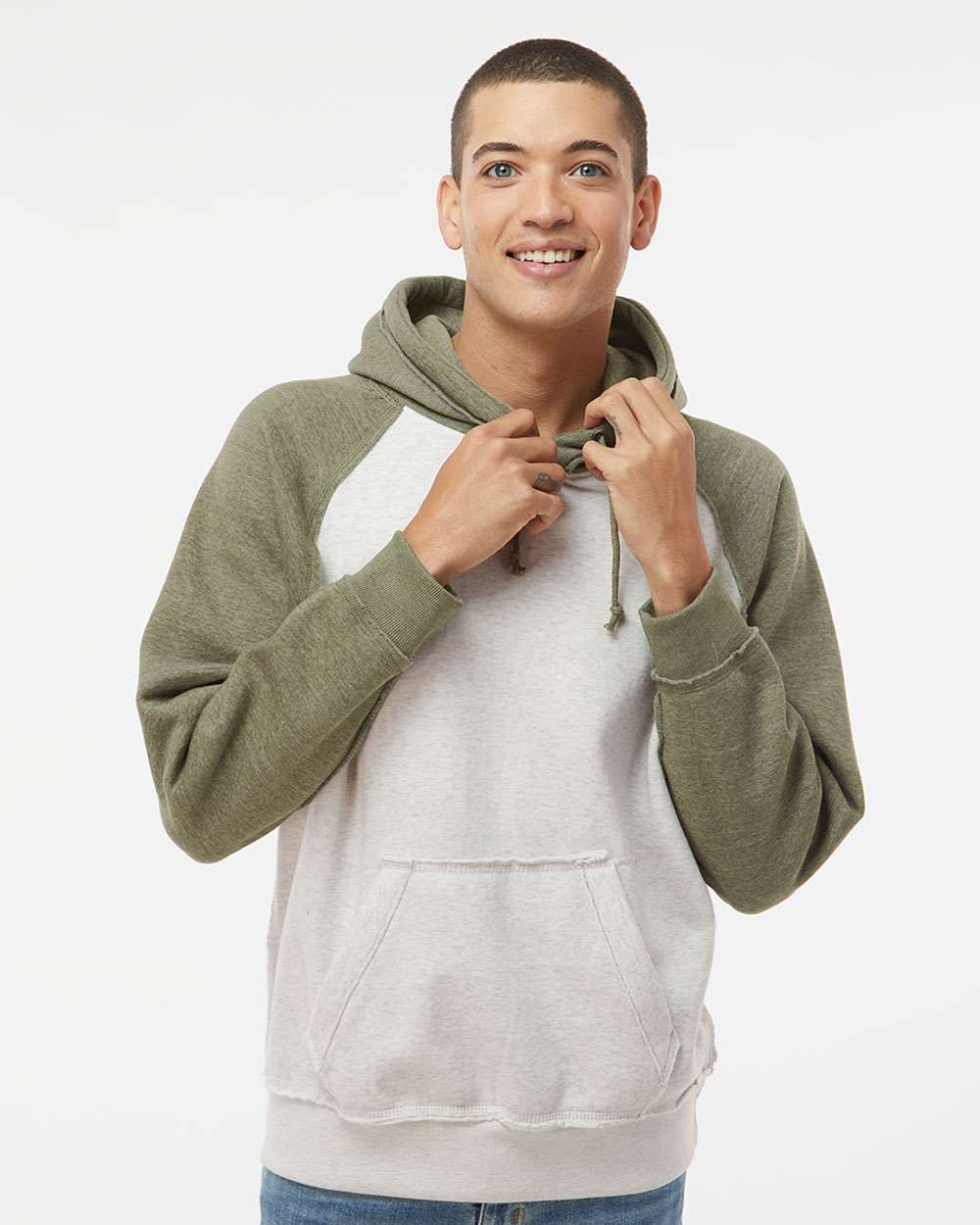 J America Vintage Heather Men's Hooded Sweatshirt - A Fashionable and Durable Choice