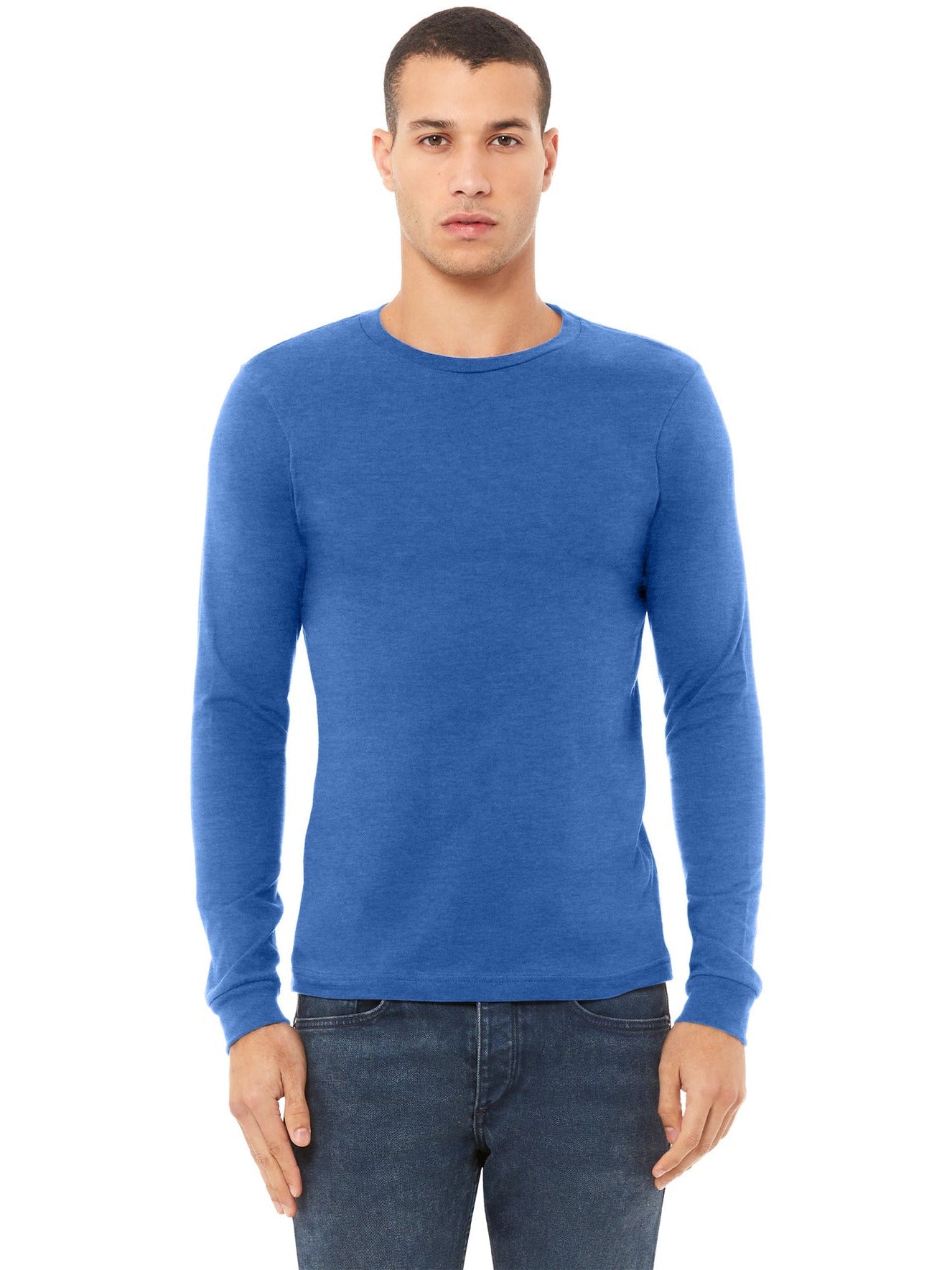 Bella+Canvas Unisex Heather CVC Long Sleeve Tee - Your Ideal Everyday Top