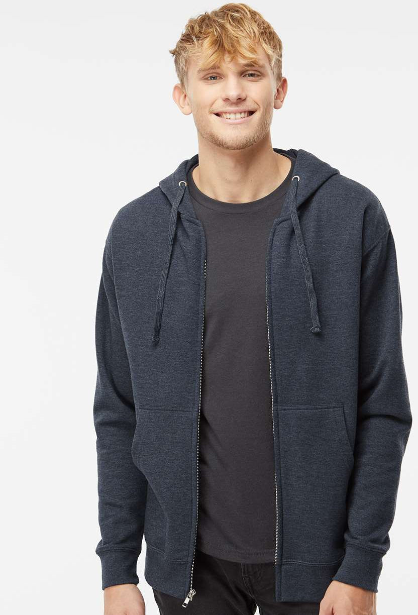 OUTLET - Independent Trading Co. Cozy Midweight Full - Zip Hooded Sweatshirt