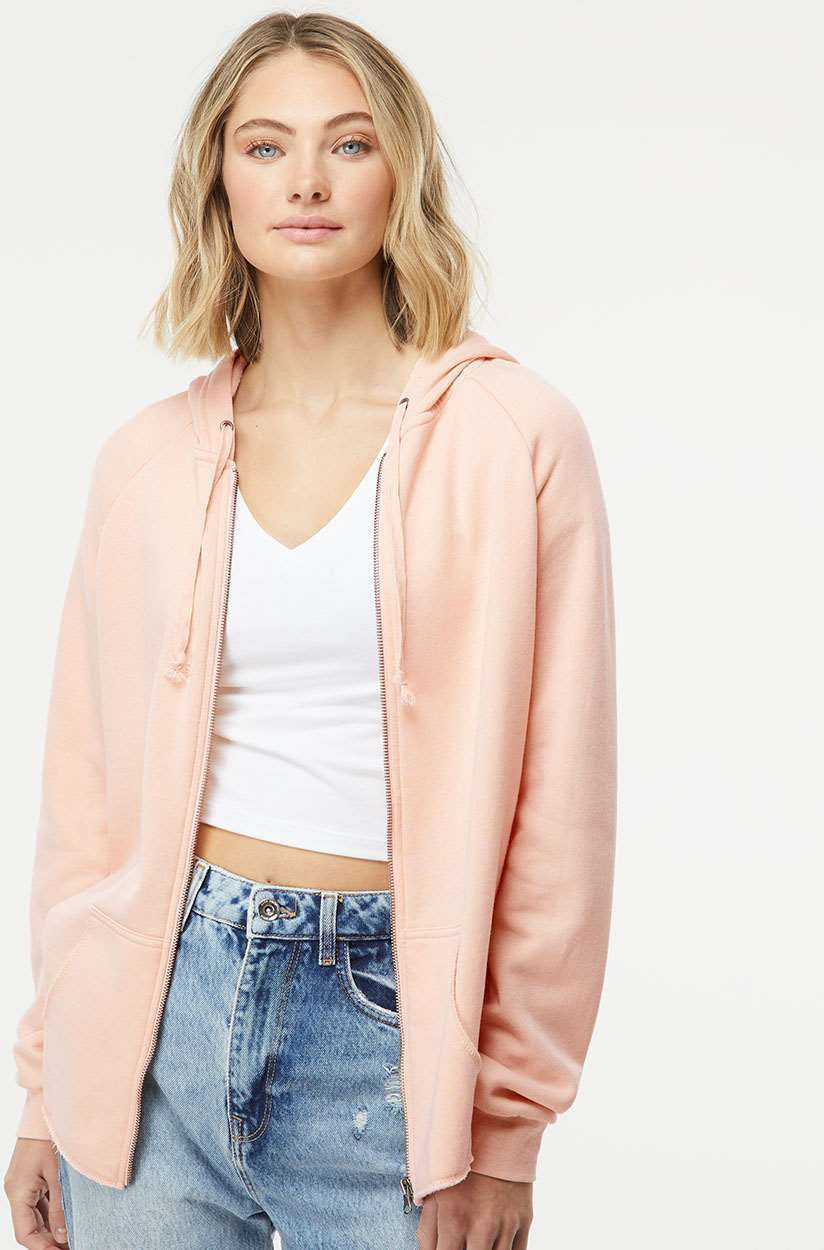 Independent Trading Co. Ladies' California Wave Wash Full-Zip Hooded Sweatshirt: A Timeless Must-Have