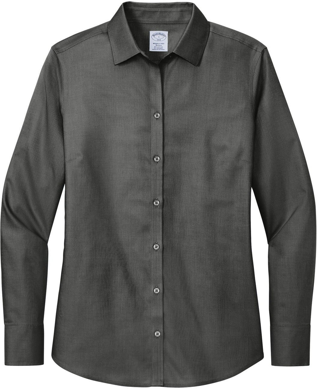 Brooks Brothers Stylish Ladies Wrinkle-Free Stretch Nailhead Shirt