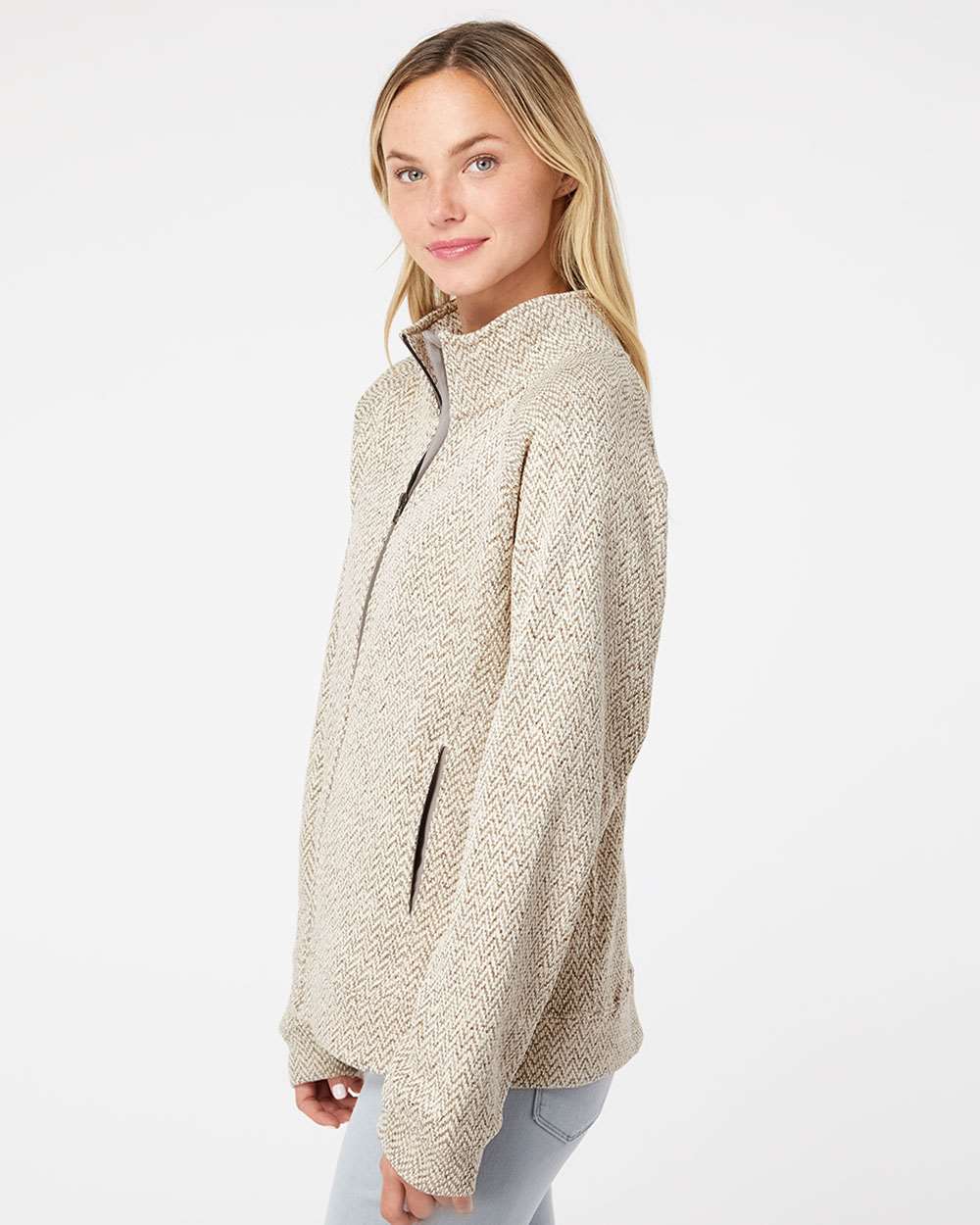 J. America's Irresistible Ladies Traverse Full-Zip Sweatshirt