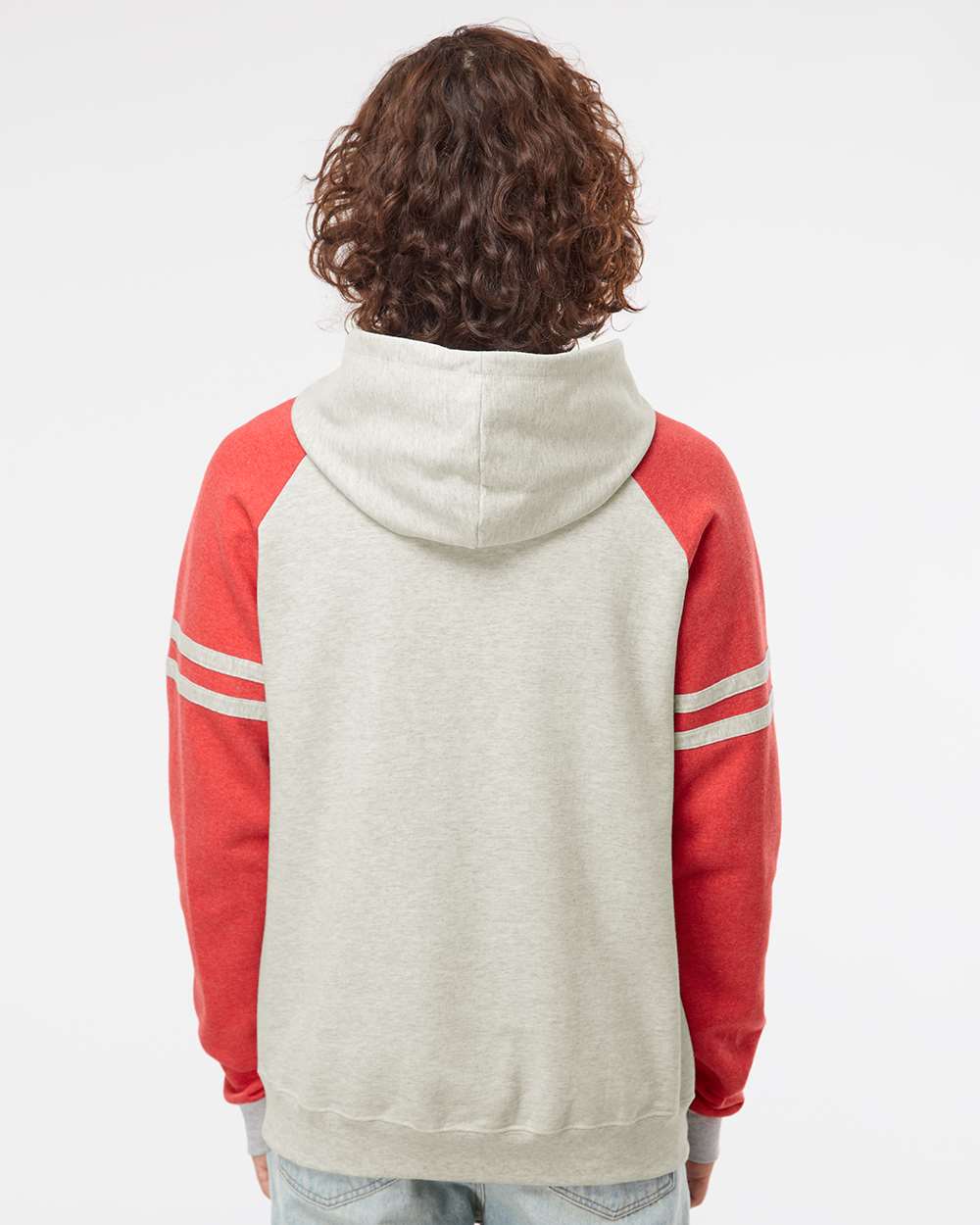 Jerzees Nublend Varsity Colorblocked Raglan Hoodie - A Must - Have Sweatshirt!