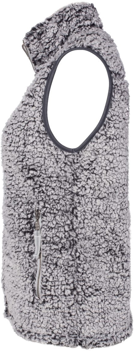 J. America Women's Stunning Full-Zip Sherpa Vest