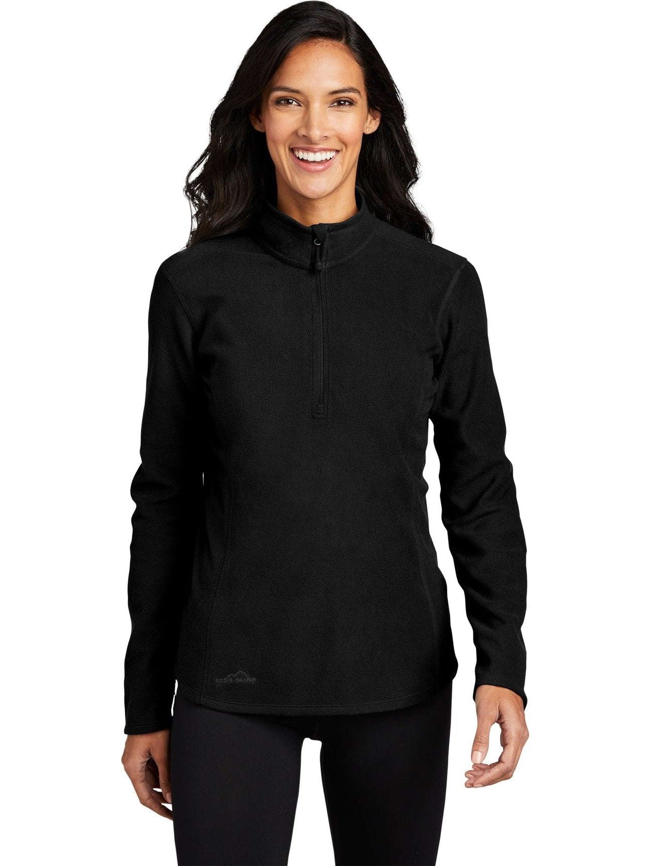 Eddie Bauer Ladies' 1/2-Zip Microfleece Jacket - The Ultimate Company Branding Piece