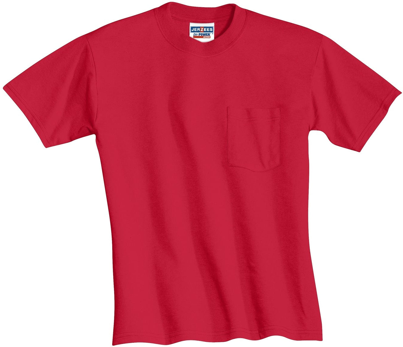 Don't Miss! Jerzees Dri-Power Active 50/50 Cotton/Poly Pocket T-Shirt