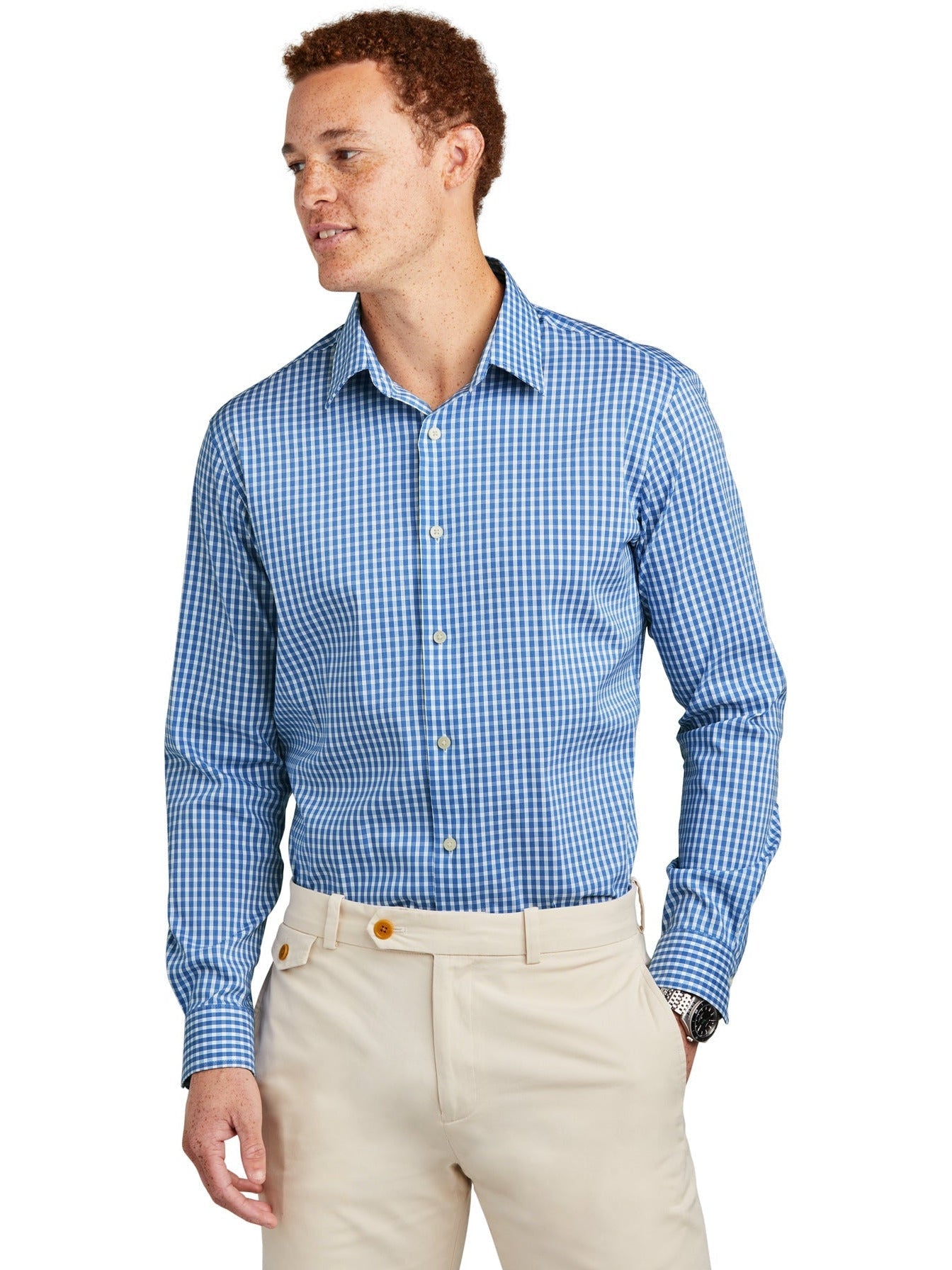 Brooks Brothers Tech Stretch Patterned Shirt: The Ultimate Blend of Style and Comfort