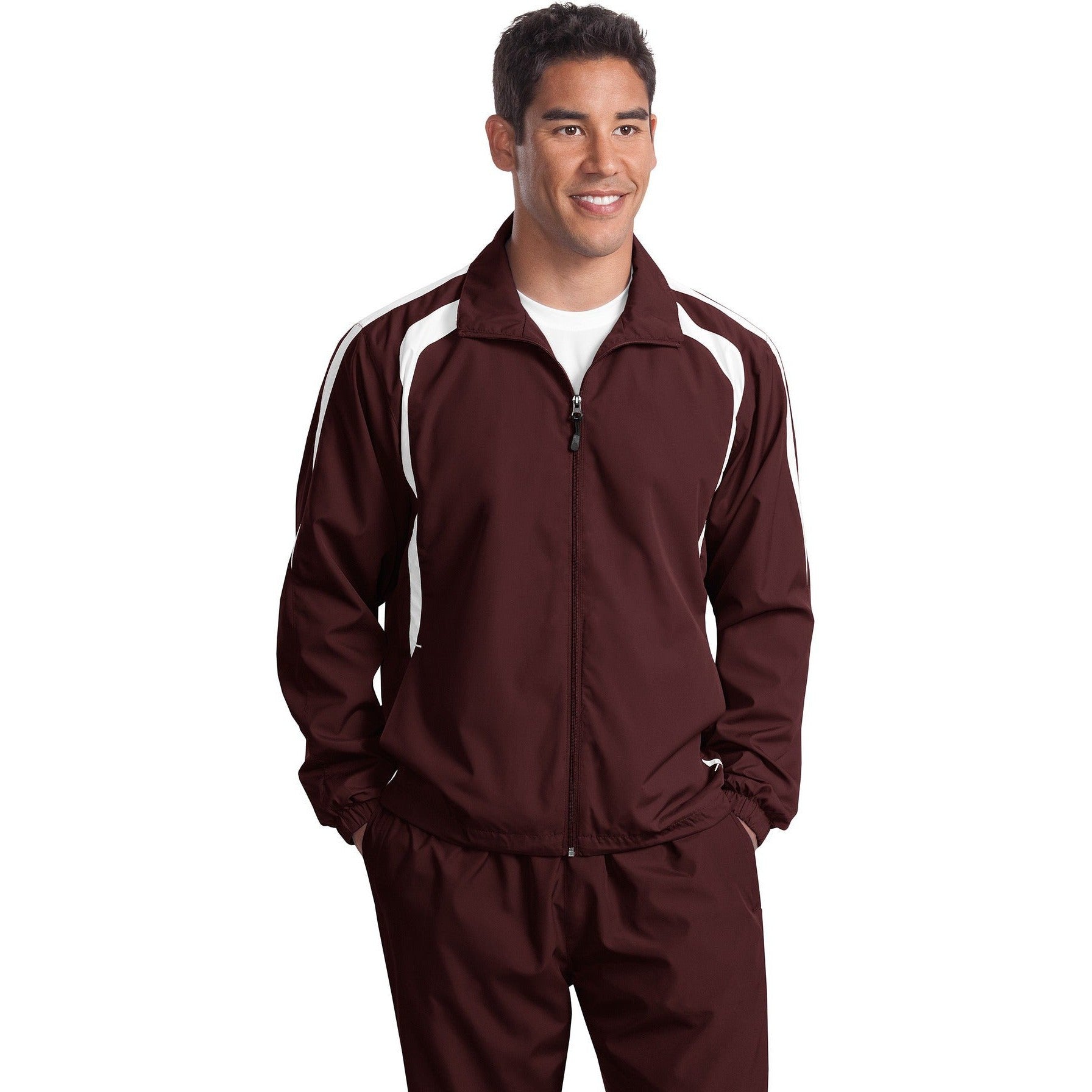 Don't Miss! Sport-Tek Tall Colorblock Raglan Jacket on Closeout