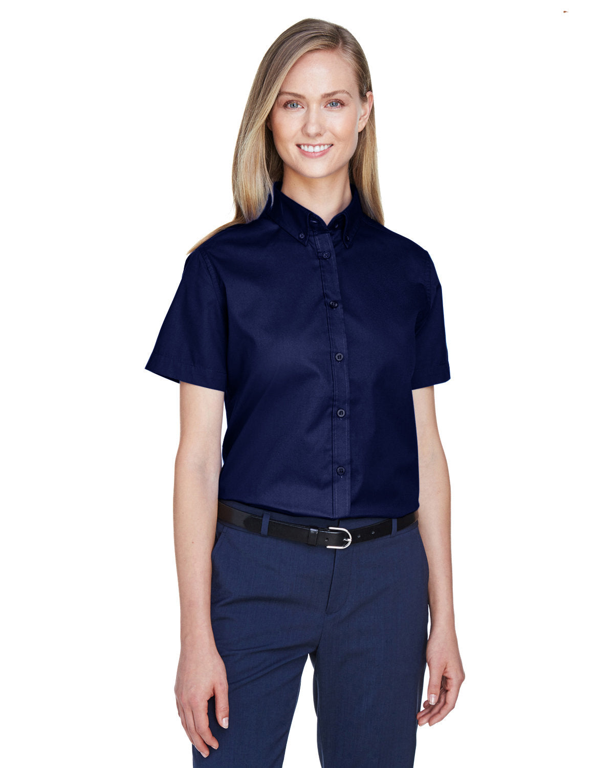 Core 365 Ladies' Optimum Short-Sleeve Twill Shirt: A Must-Have!