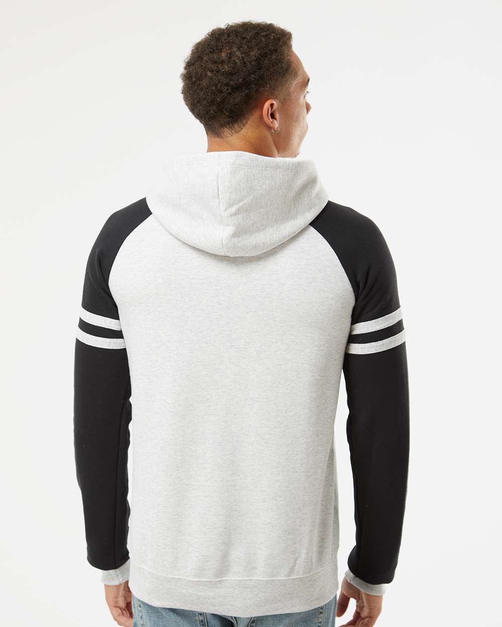 Jerzees Nublend Varsity Colorblocked Raglan Hoodie - A Must - Have Sweatshirt!