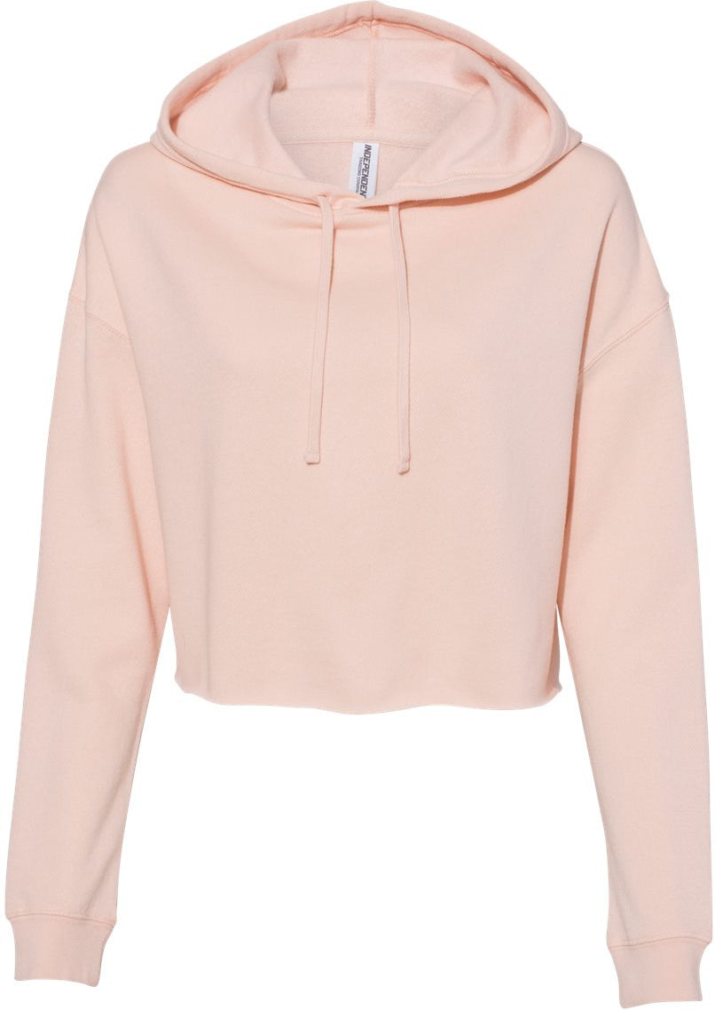 Independent Trading Co. Women's Stunning Lightweight Cropped Hooded Sweatshirt