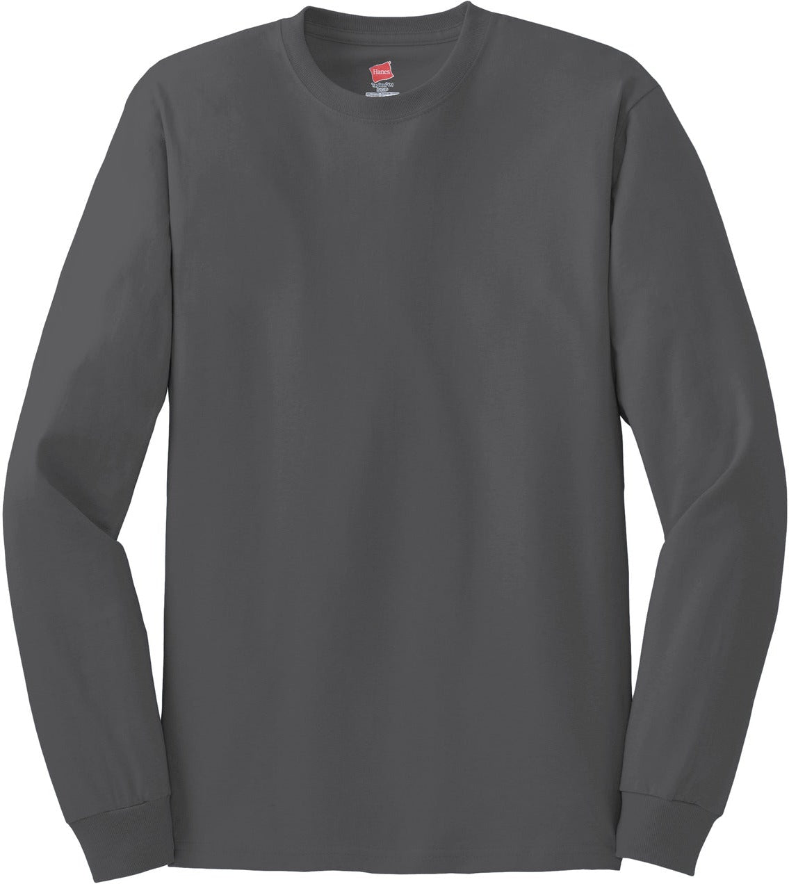 Hanes Authentic 100% Cotton Long Sleeve T-Shirt - Outlet Deal!