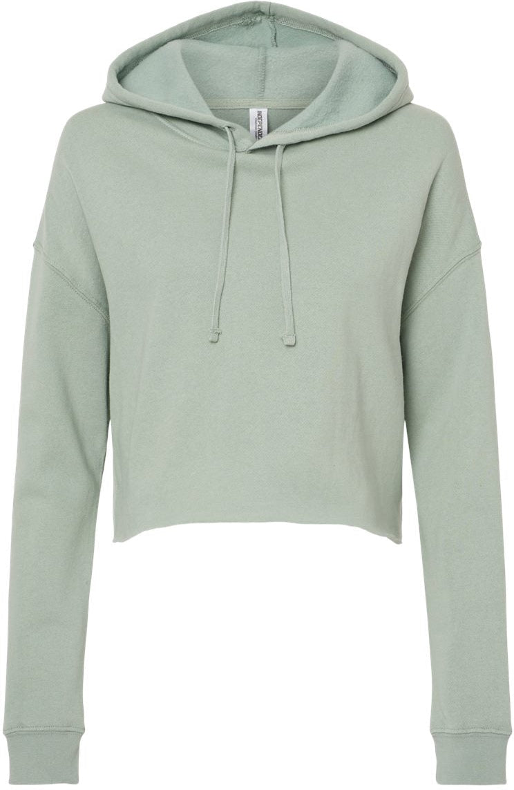 Independent Trading Co. Women's Stunning Lightweight Cropped Hooded Sweatshirt