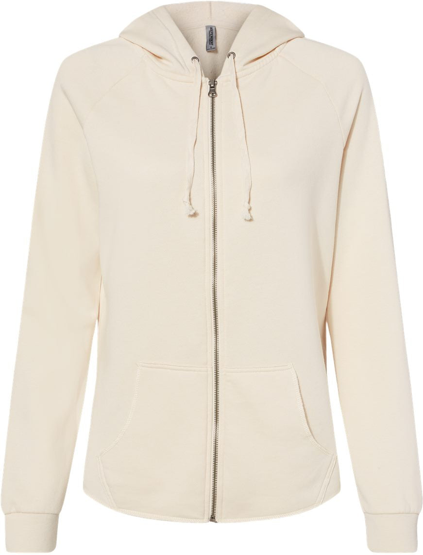 Independent Trading Co. Ladies' California Wave Wash Full-Zip Hooded Sweatshirt: A Timeless Must-Have