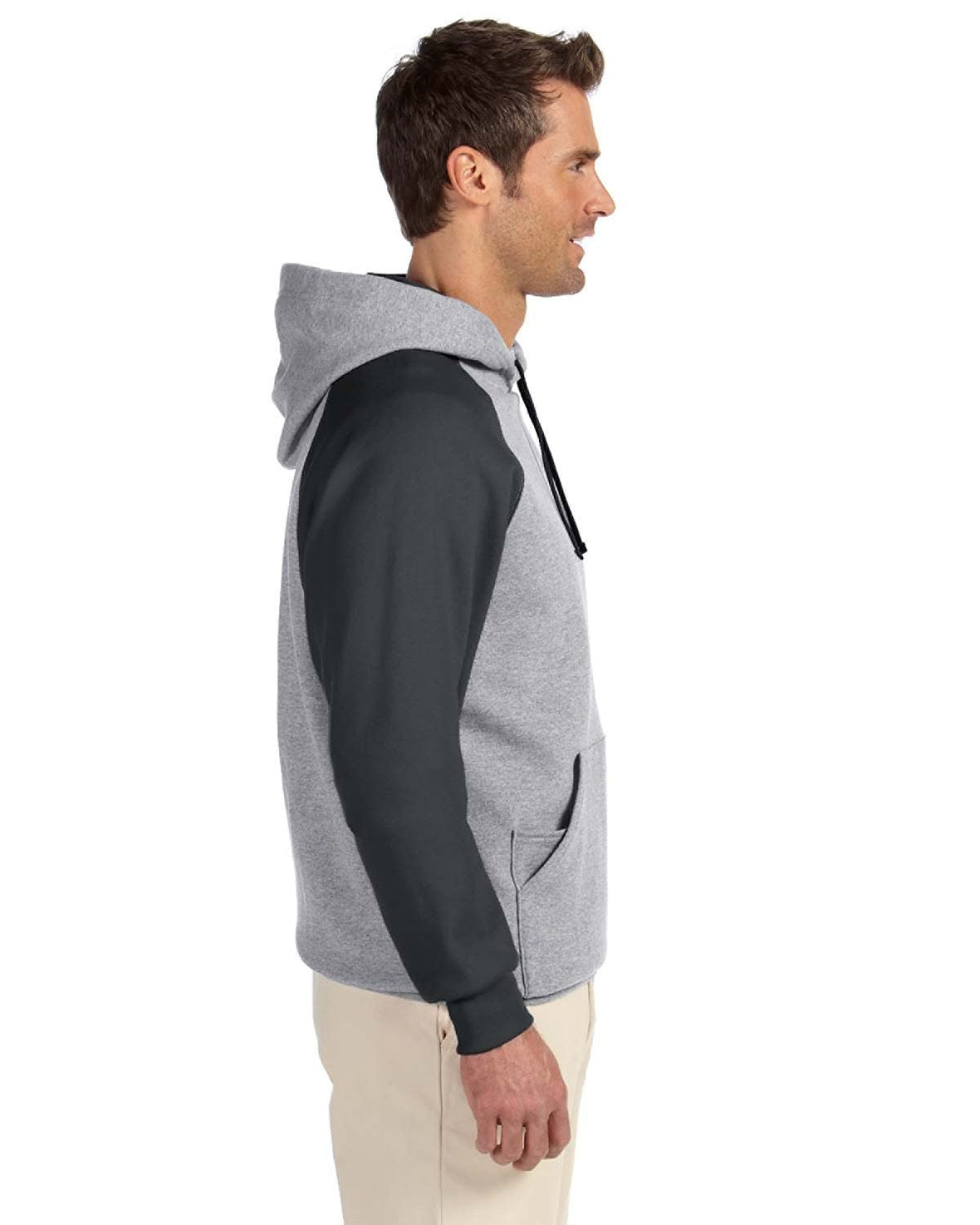 Jerzees NuBlend Colorblock Raglan Pullover Hoodie - The Ultimate Men's Casual Wear