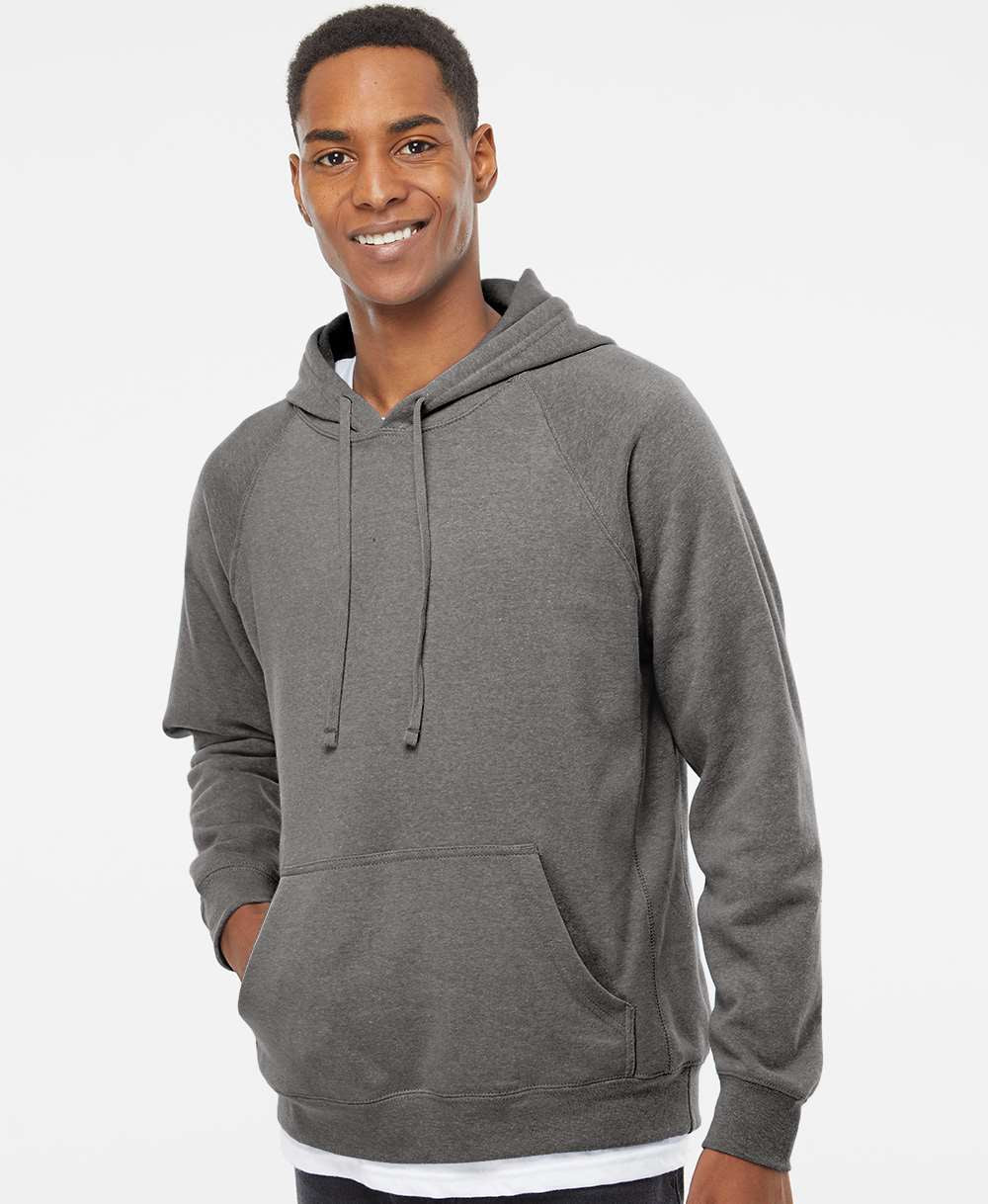 Independent Trading Co. Exclusive Blend Raglan Hooded Sweatshirt - A Must - Have!