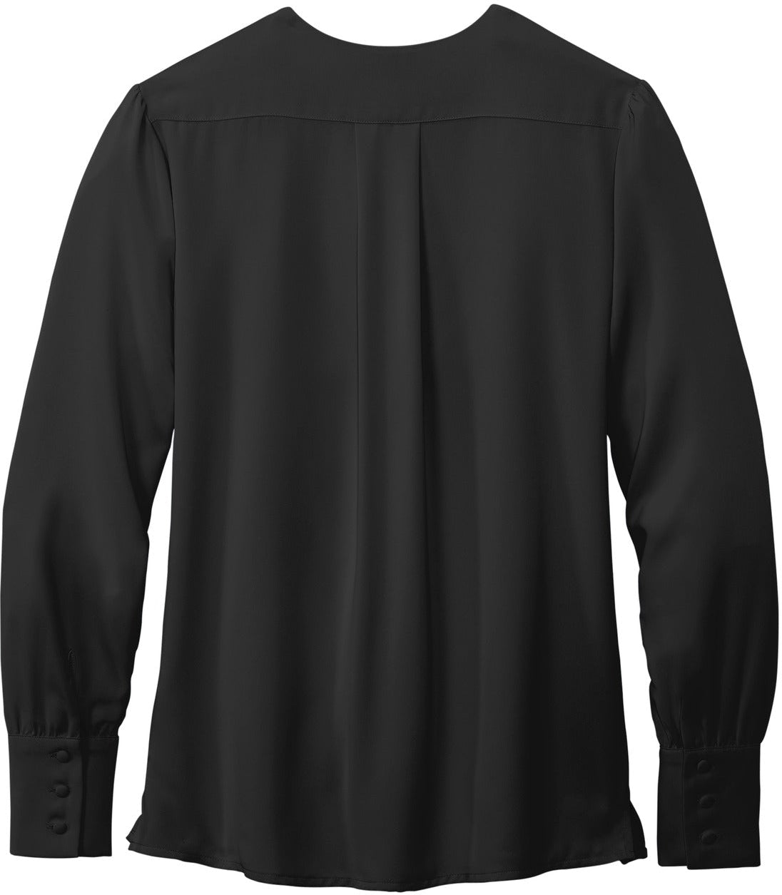 Brooks Brothers Women's Alluring Open-Neck Satin Blouse
