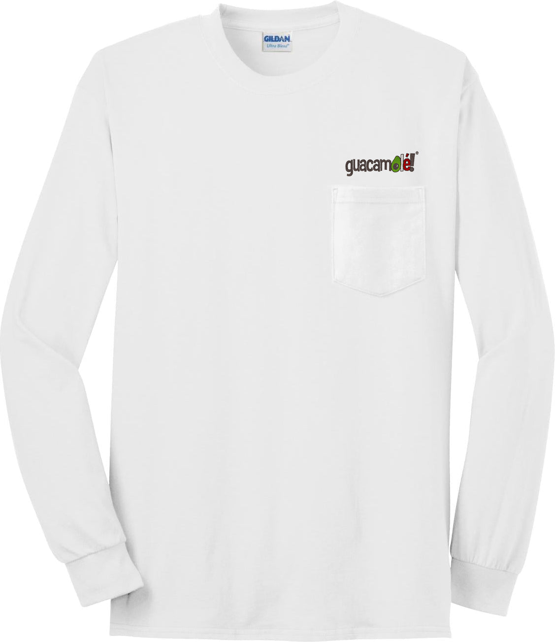 Gildan Ultra Cotton 100% Cotton Long Sleeve T - Shirt with Pocket - Outlet Deal!