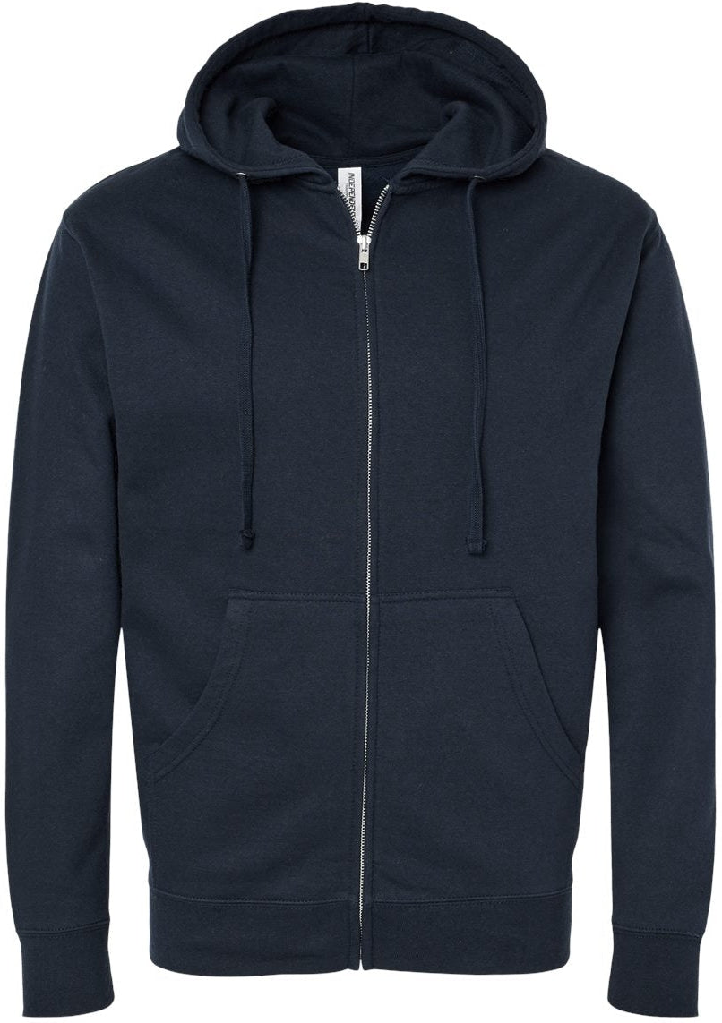 OUTLET - Independent Trading Co. Cozy Midweight Full - Zip Hooded Sweatshirt