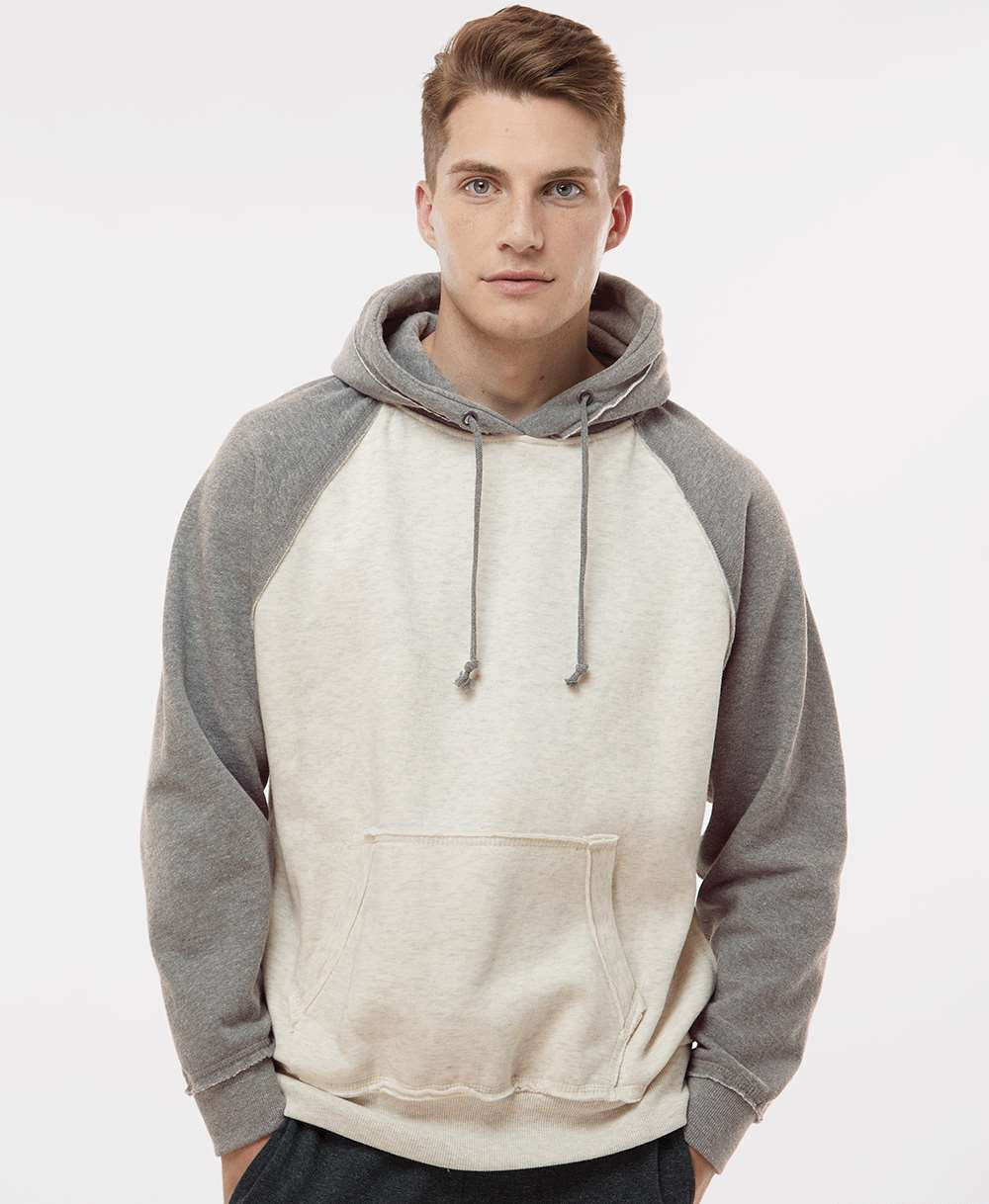 J America Vintage Heather Men's Hooded Sweatshirt - A Fashionable and Durable Choice
