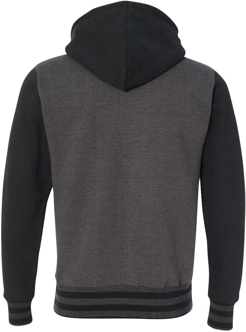 Independent Trading Co. Varsity Stylish Full-Zip Hooded Sweatshirt