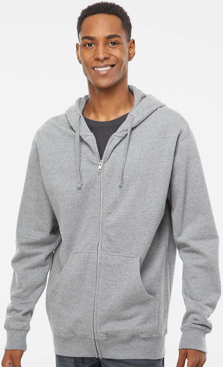 OUTLET - Independent Trading Co. Cozy Midweight Full - Zip Hooded Sweatshirt