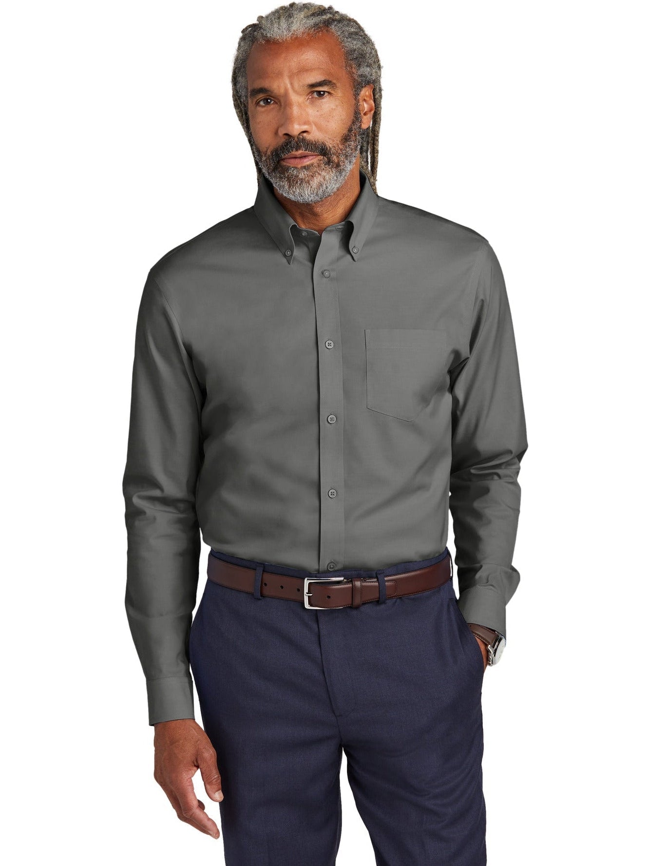 Brooks Brothers' Must-Have Wrinkle-Free Stretch Pinpoint Shirt