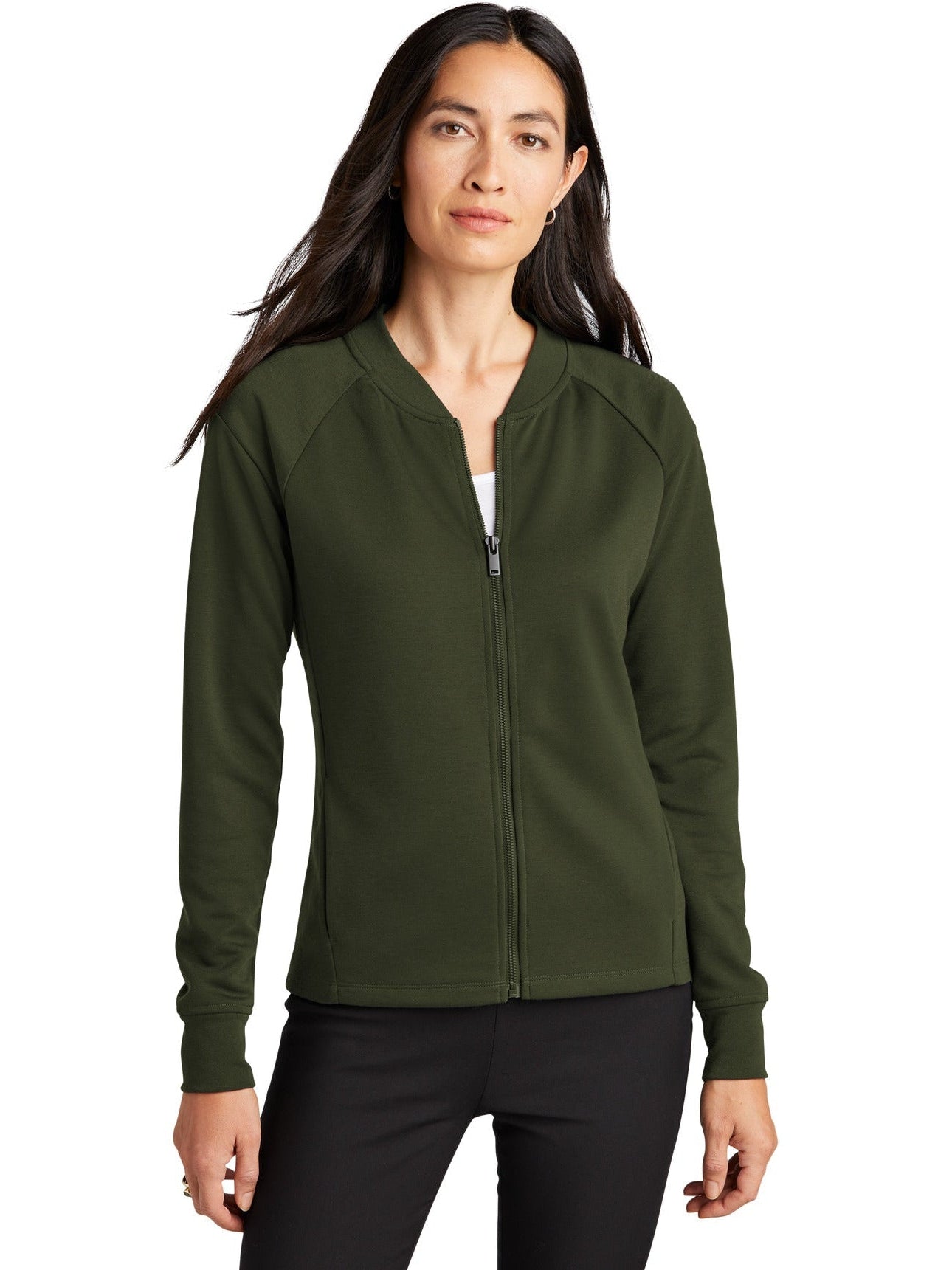 OUTLET: Mercer+Mettle Ladies Double - Knit Bomber Jacket - Promote Your Business!